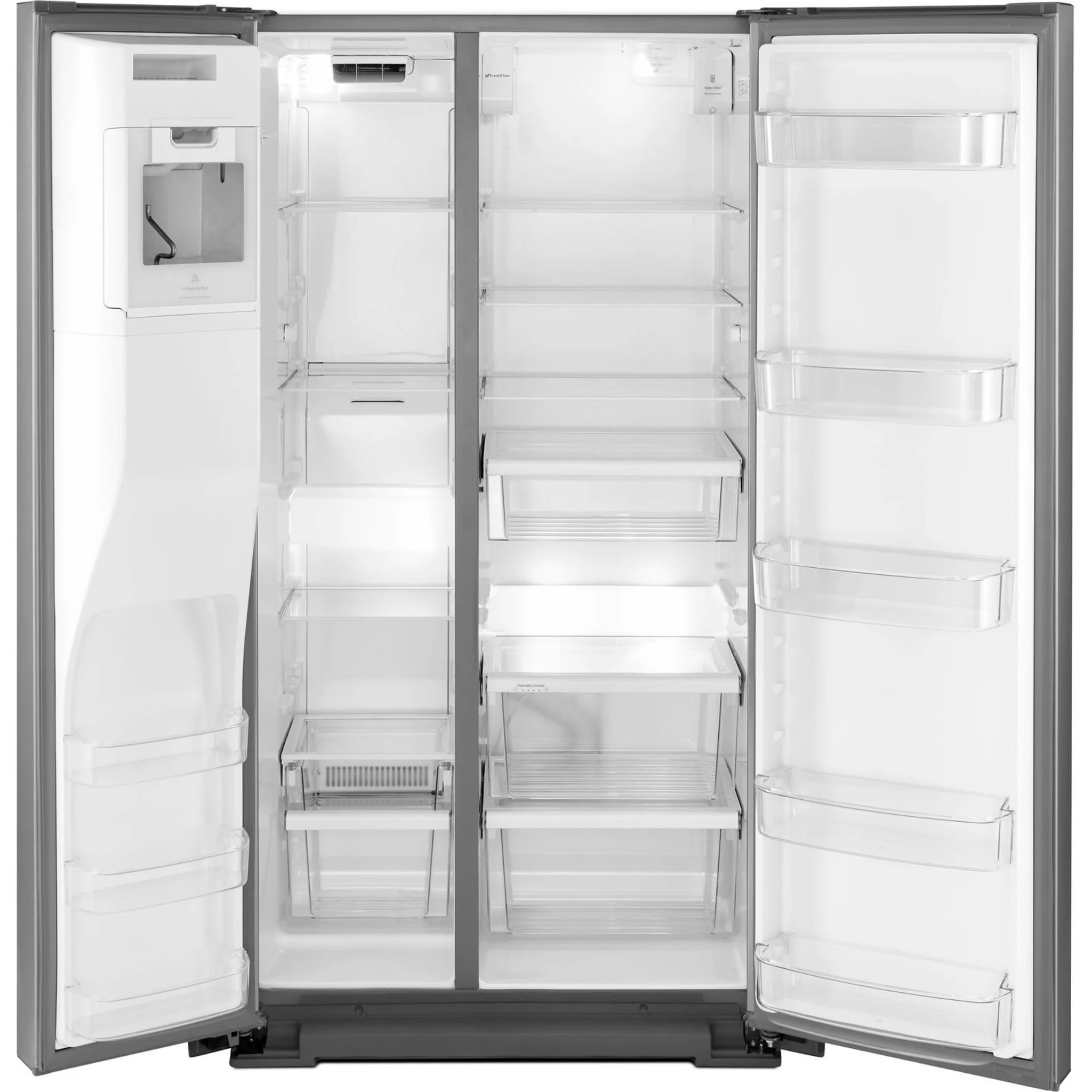 Whirlpool 36" Wide Contemporary Handle Counter Depth Side-by-Side Refrigerator - 21 cu. ft. (WRSA71CIHZ) - Image 28