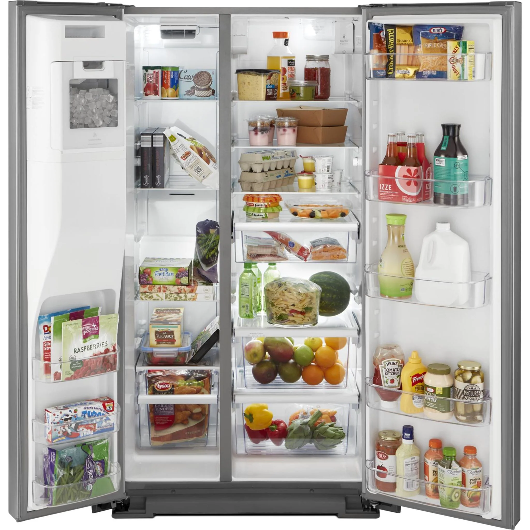 Whirlpool 36" Wide Contemporary Handle Counter Depth Side-by-Side Refrigerator - 21 cu. ft. (WRSA71CIHZ) - Image 31