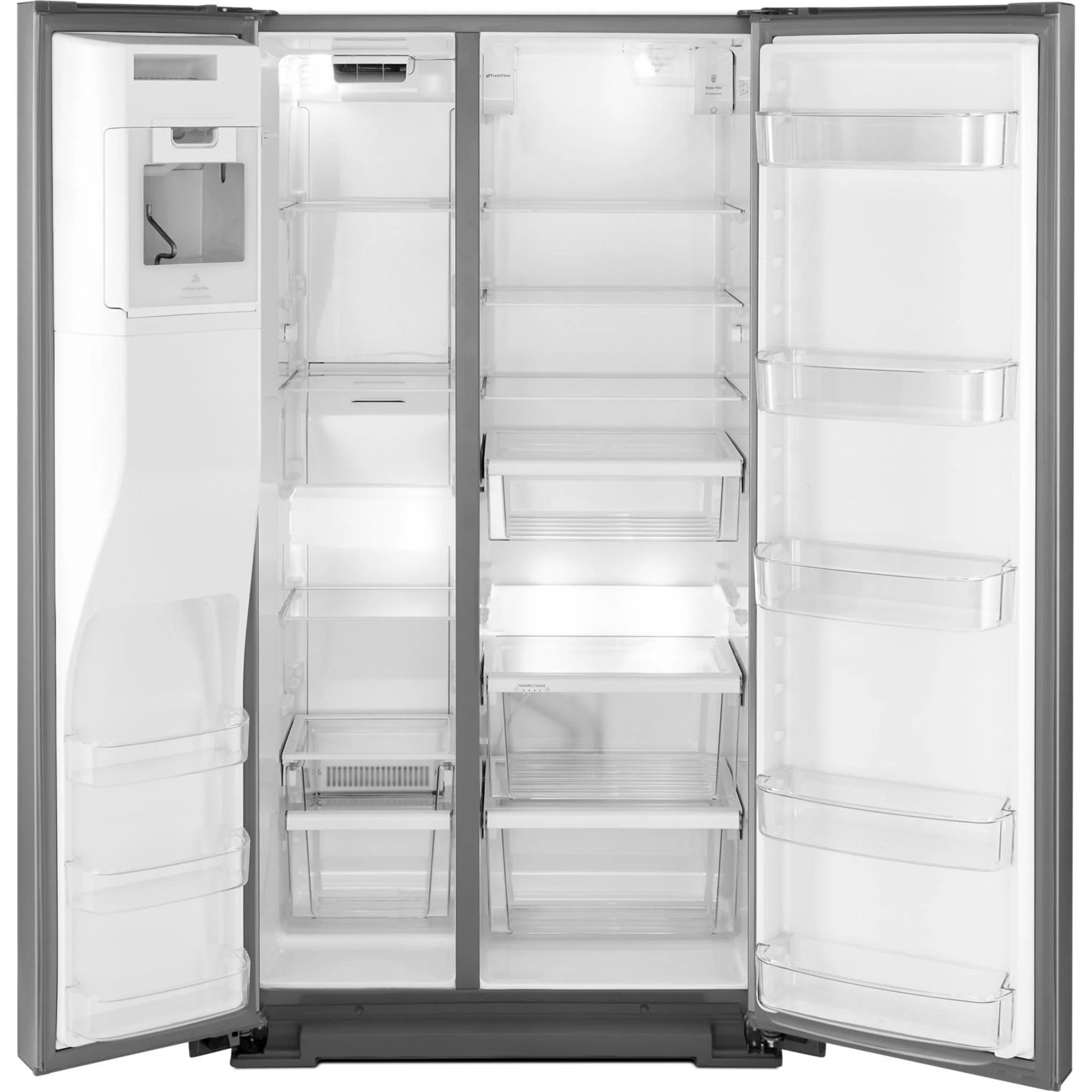 Whirlpool 36" Wide Contemporary Handle Counter Depth Side-by-Side Refrigerator - 21 cu. ft. (WRSA71CIHZ) - Image 33