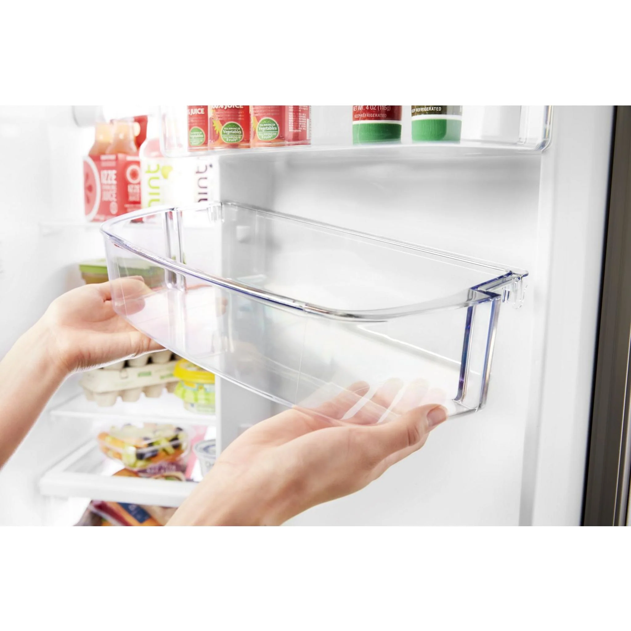 Whirlpool 36" Wide Contemporary Handle Counter Depth Side-by-Side Refrigerator - 21 cu. ft. (WRSA71CIHZ) - Image 37