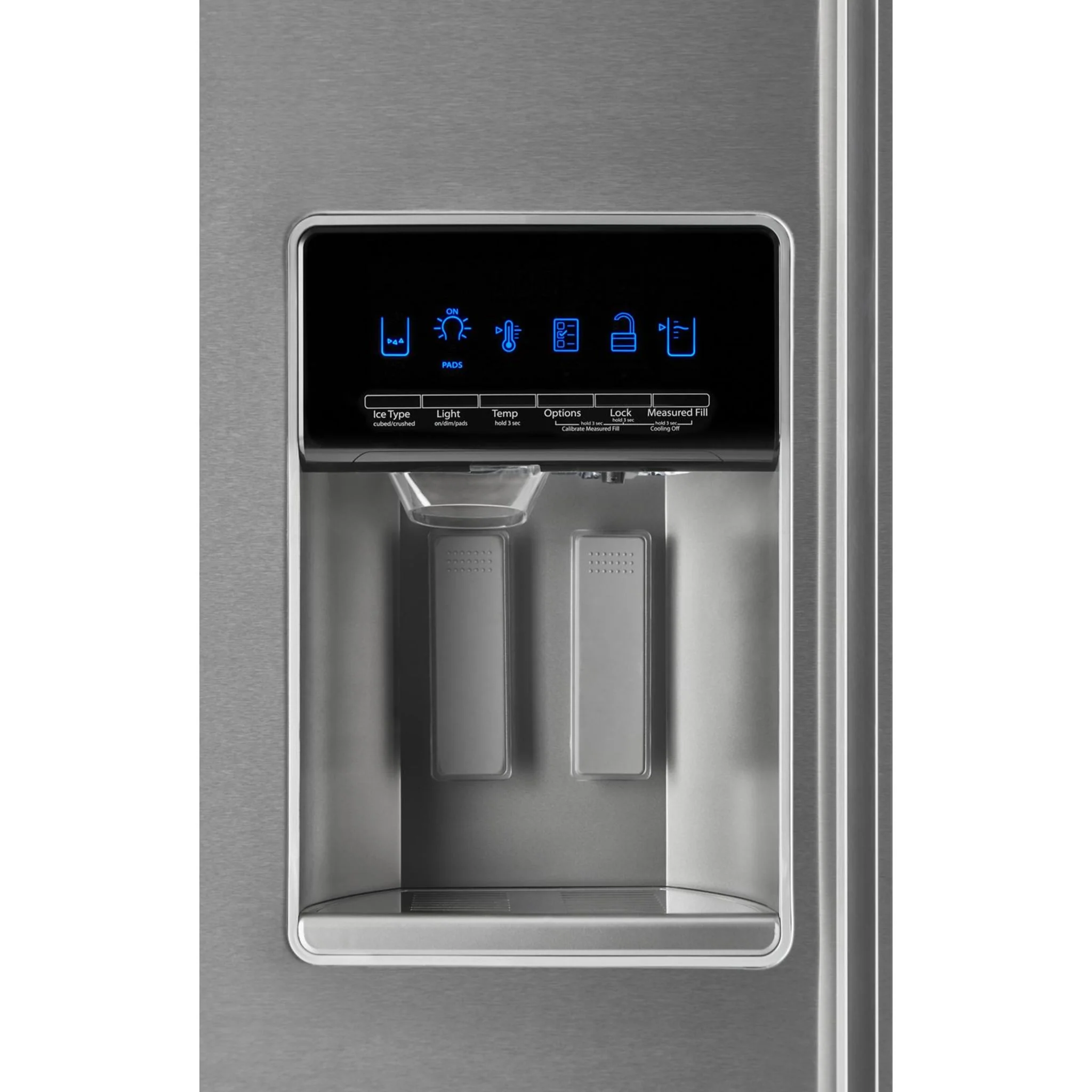 Whirlpool 36" Wide Contemporary Handle Counter Depth Side-by-Side Refrigerator - 21 cu. ft. (WRSA71CIHZ) - Image 40