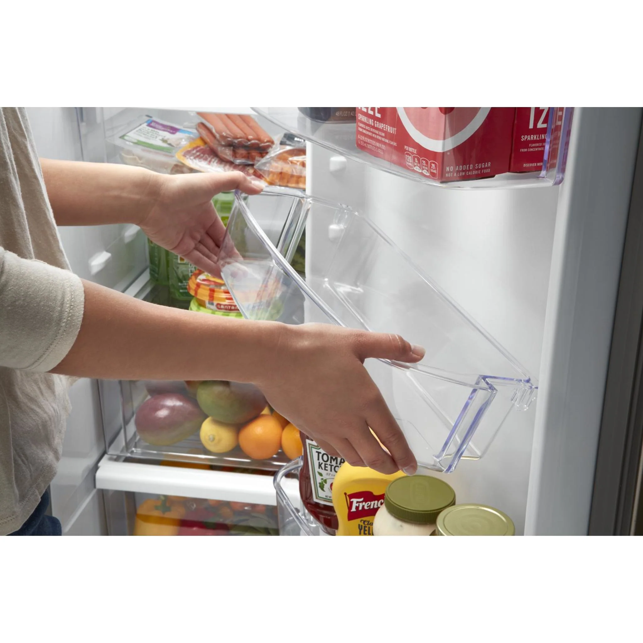 Whirlpool 36" Wide Contemporary Handle Counter Depth Side-by-Side Refrigerator - 21 cu. ft. (WRSA71CIHZ) - Image 43
