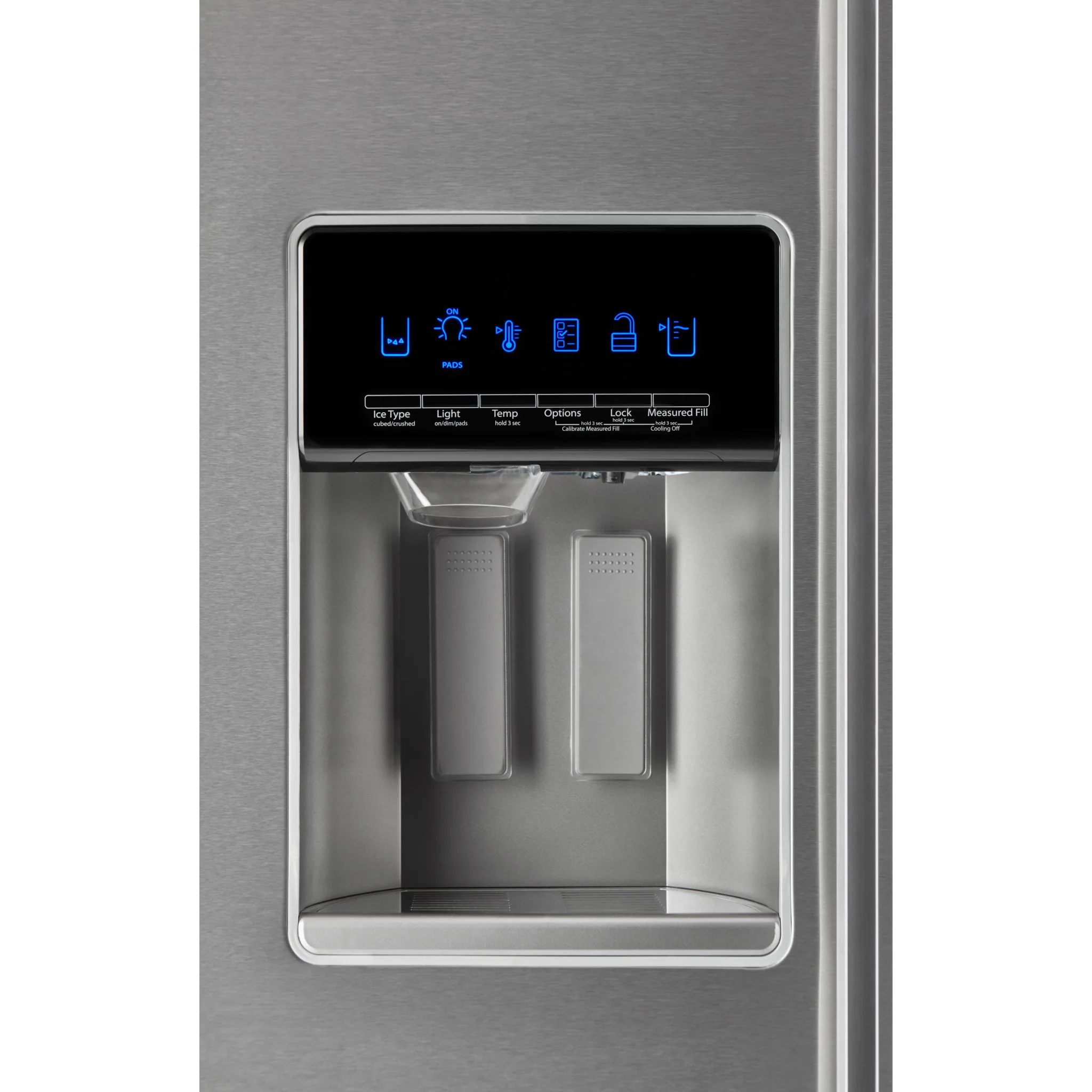 Whirlpool 36" Wide Contemporary Handle Counter Depth Side-by-Side Refrigerator - 21 cu. ft. (WRSA71CIHZ) - Image 9