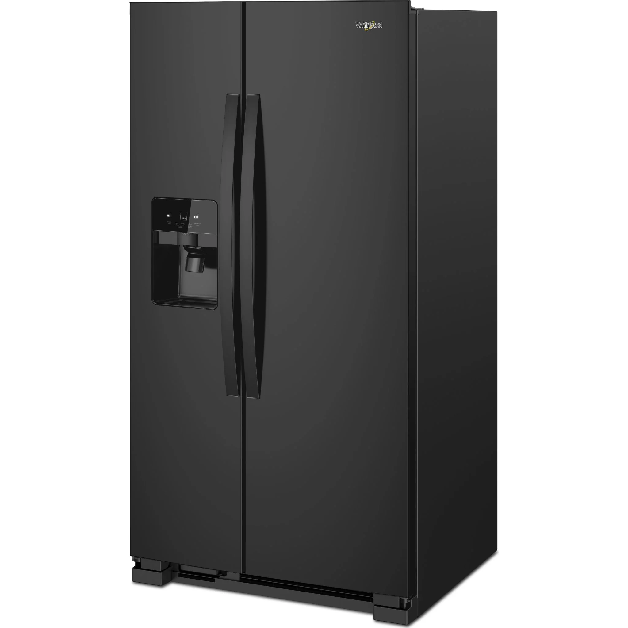 Whirlpool 33-inch Wide Side-by-Side Refrigerator - 21 cu. ft. -Black (WRS321SDHB) - Image 3