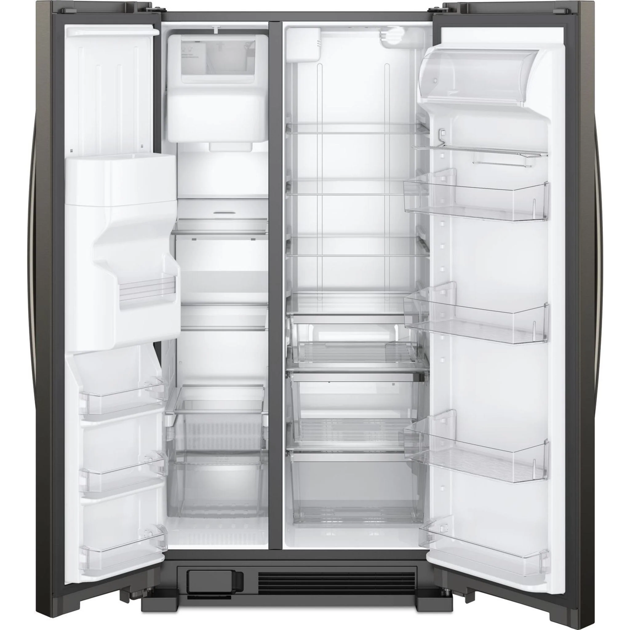 Whirlpool 33-inch Wide Side-by-Side Refrigerator - 21 cu. ft. -Black Stainless (WRS321SDHV) - Image 12