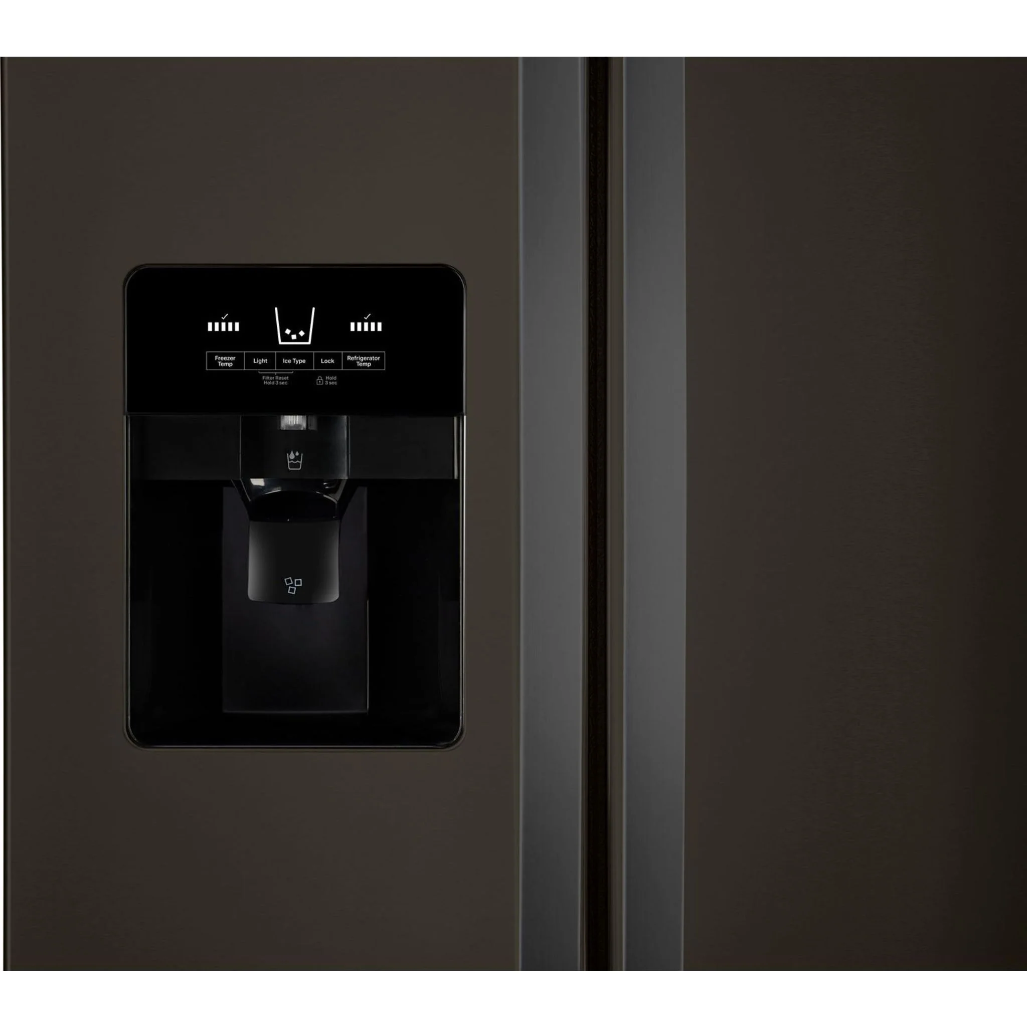 Whirlpool 33-inch Wide Side-by-Side Refrigerator - 21 cu. ft. -Black Stainless (WRS321SDHV) - Image 25