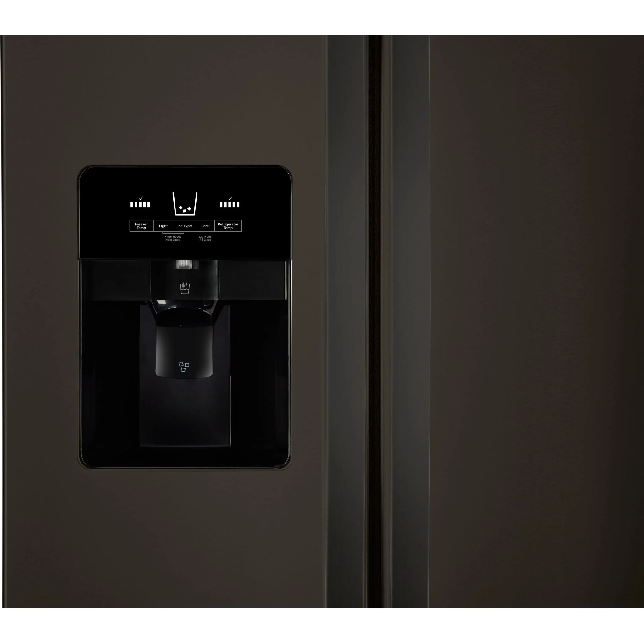 Whirlpool 33-inch Wide Side-by-Side Refrigerator - 21 cu. ft. -Black Stainless (WRS321SDHV) - Image 5