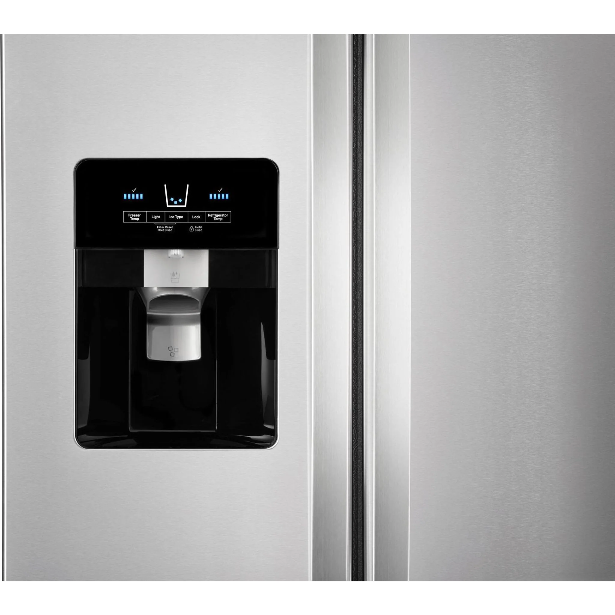 Whirlpool 36-inch Wide Side-by-Side Refrigerator - 25 cu. ft. -Monochromatic Stainless Steel (WRS335SDHM) - Image 24