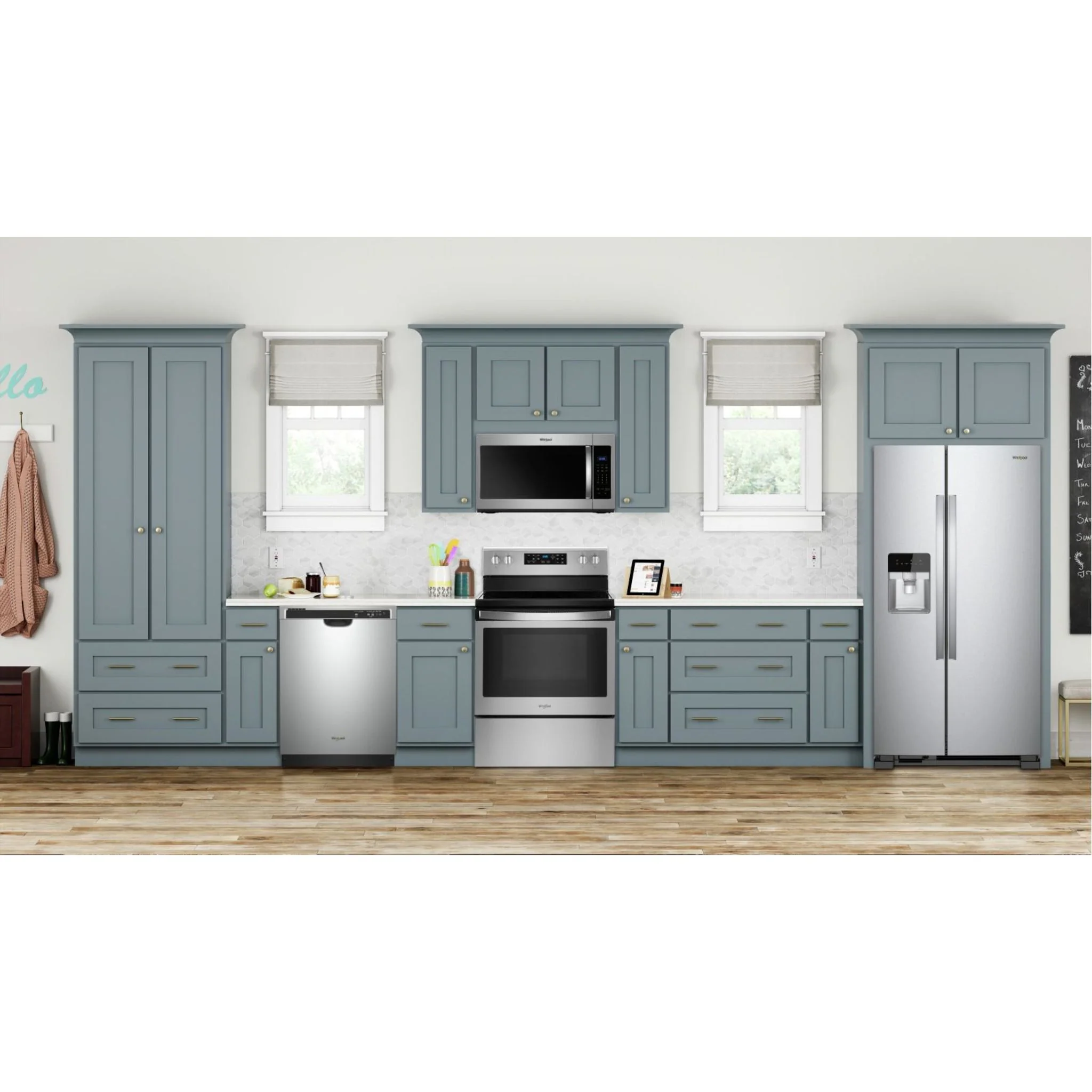 Whirlpool 36-inch Wide Side-by-Side Refrigerator - 25 cu. ft. -Monochromatic Stainless Steel (WRS335SDHM) - Image 8