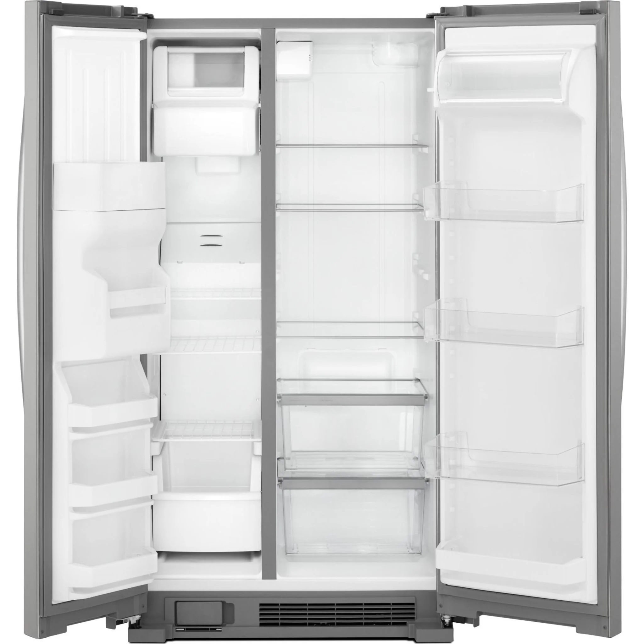 Whirlpool 36-inch Wide Side-by-Side Refrigerator - 25 cu. ft. -Monochromatic Stainless Steel (WRS335SDHM) - Image 9