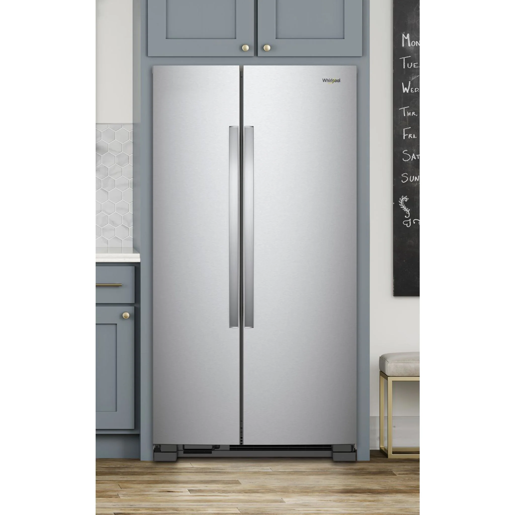 Whirlpool 36-inch Wide Side-by-Side Refrigerator - 25 cu. ft. -Monochromatic Stainless Steel (WRS315SNHM) - Image 13