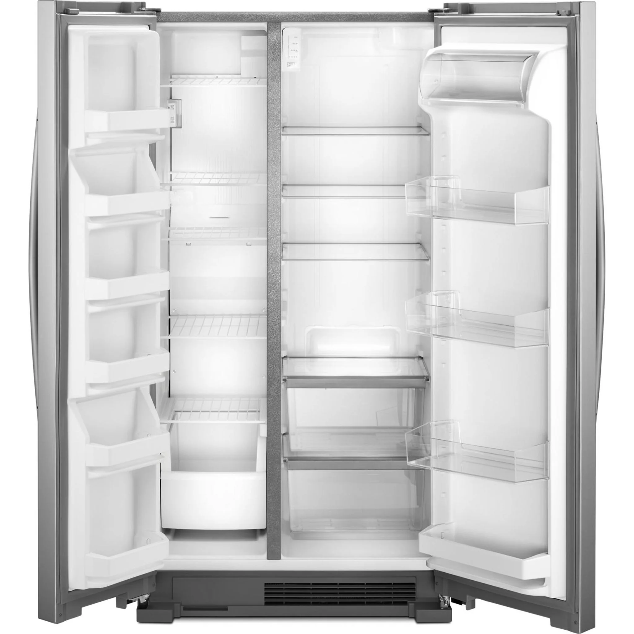 Whirlpool 36-inch Wide Side-by-Side Refrigerator - 25 cu. ft. -Monochromatic Stainless Steel (WRS315SNHM) - Image 5