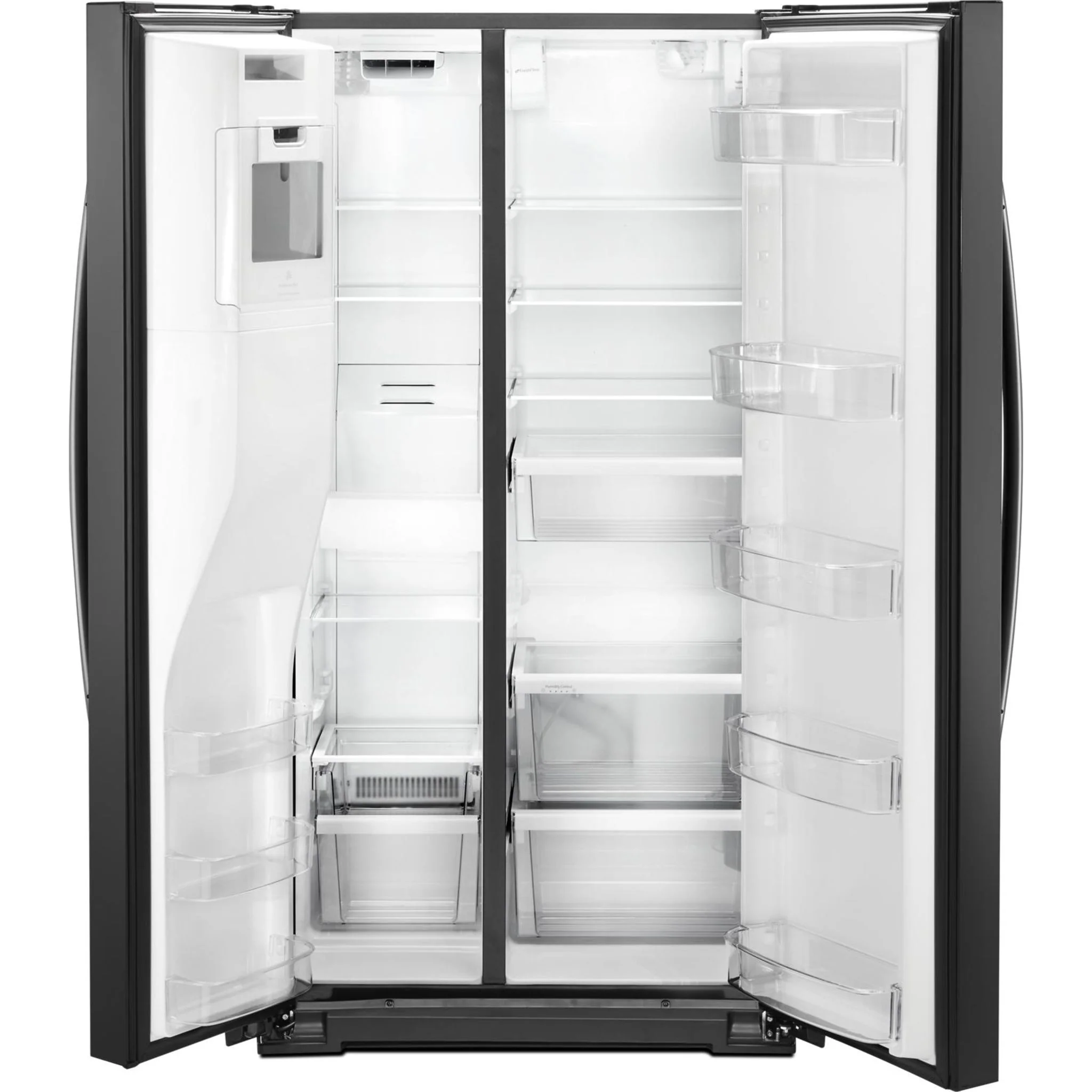 Whirlpool 36" Wide Counter Depth Side-by-Side Refrigerator - 21 cu. ft. - Black (WRS571CIHB) - Image 9