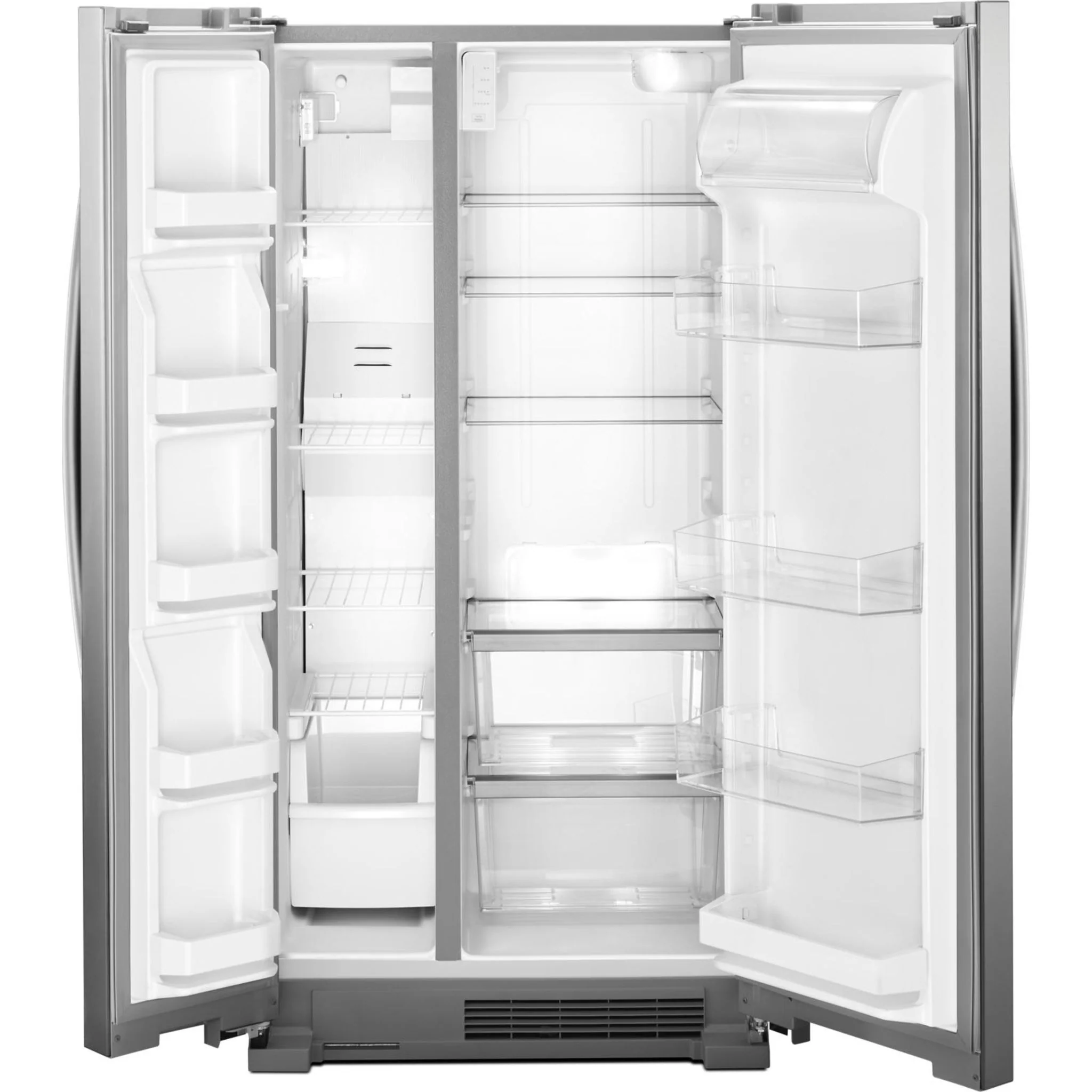 Whirlpool 33-inch Wide Side-by-Side Refrigerator - 22 cu. ft. -Monochromatic Stainless Steel (WRS312SNHM) - Image 16