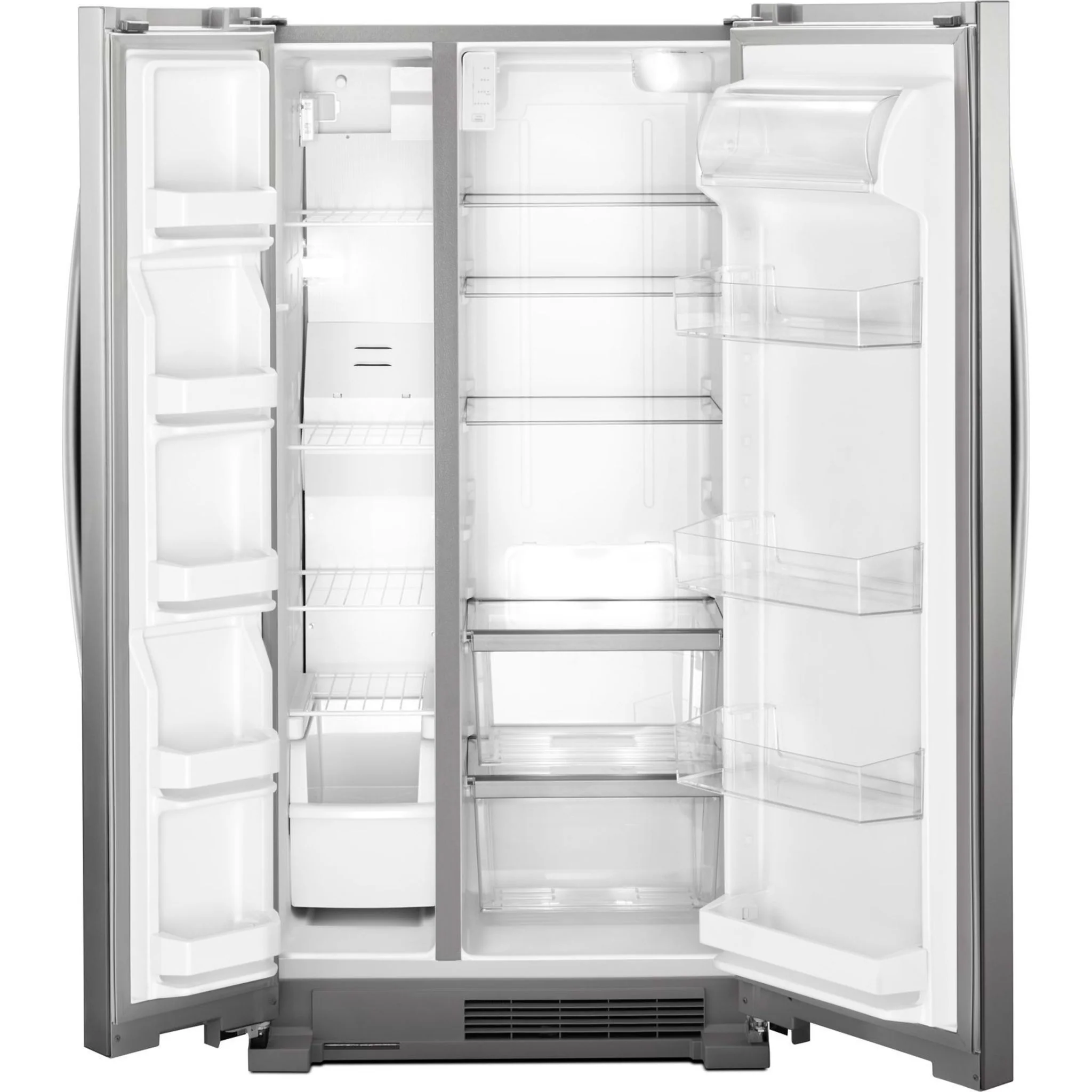 Whirlpool 33-inch Wide Side-by-Side Refrigerator - 22 cu. ft. -Monochromatic Stainless Steel (WRS312SNHM) - Image 6