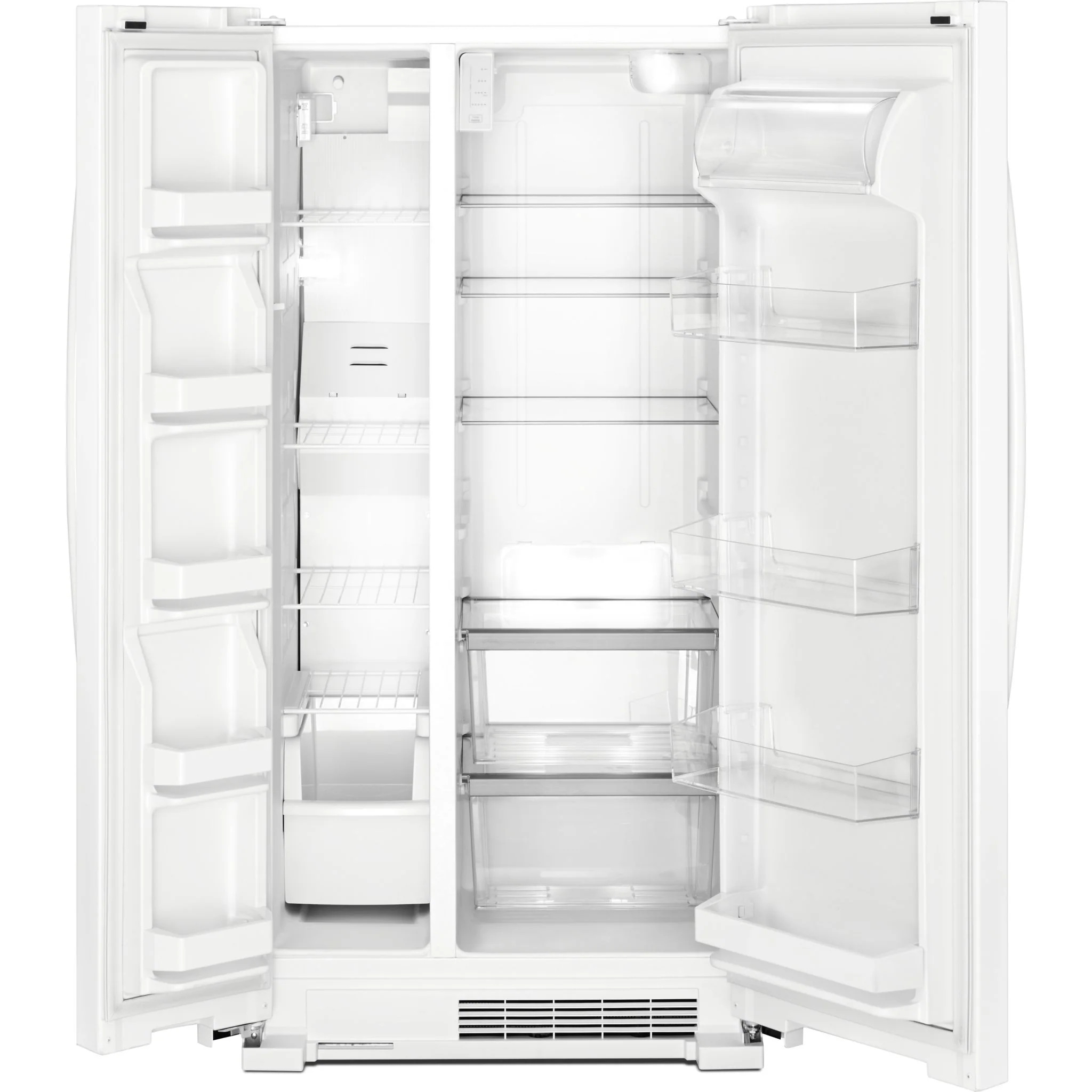 Whirlpool 33-inch Wide Side-by-Side Refrigerator - 22 cu. ft. -White (WRS312SNHW) - Image 2