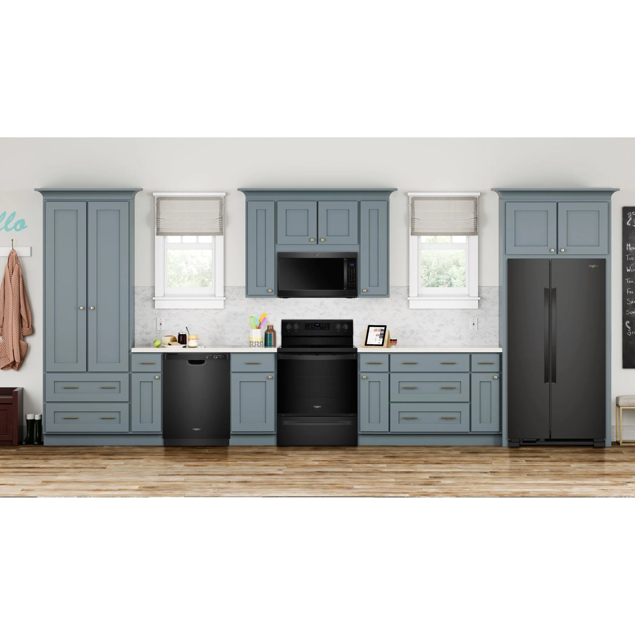 Whirlpool 36-inch Wide Side-by-Side Refrigerator - 25 cu. ft. -Black (WRS315SNHB) - Image 5