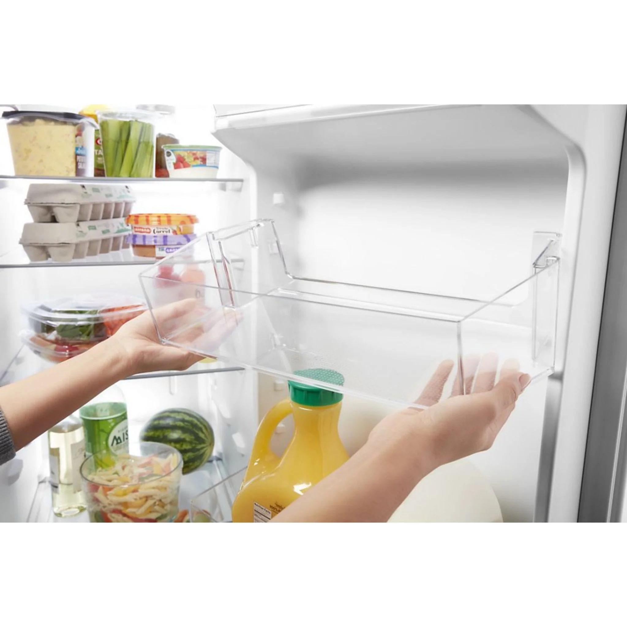 Whirlpool 33-inch Wide Side-by-Side Refrigerator - 21 cu. ft. -White (WRS321SDHW) - Image 11