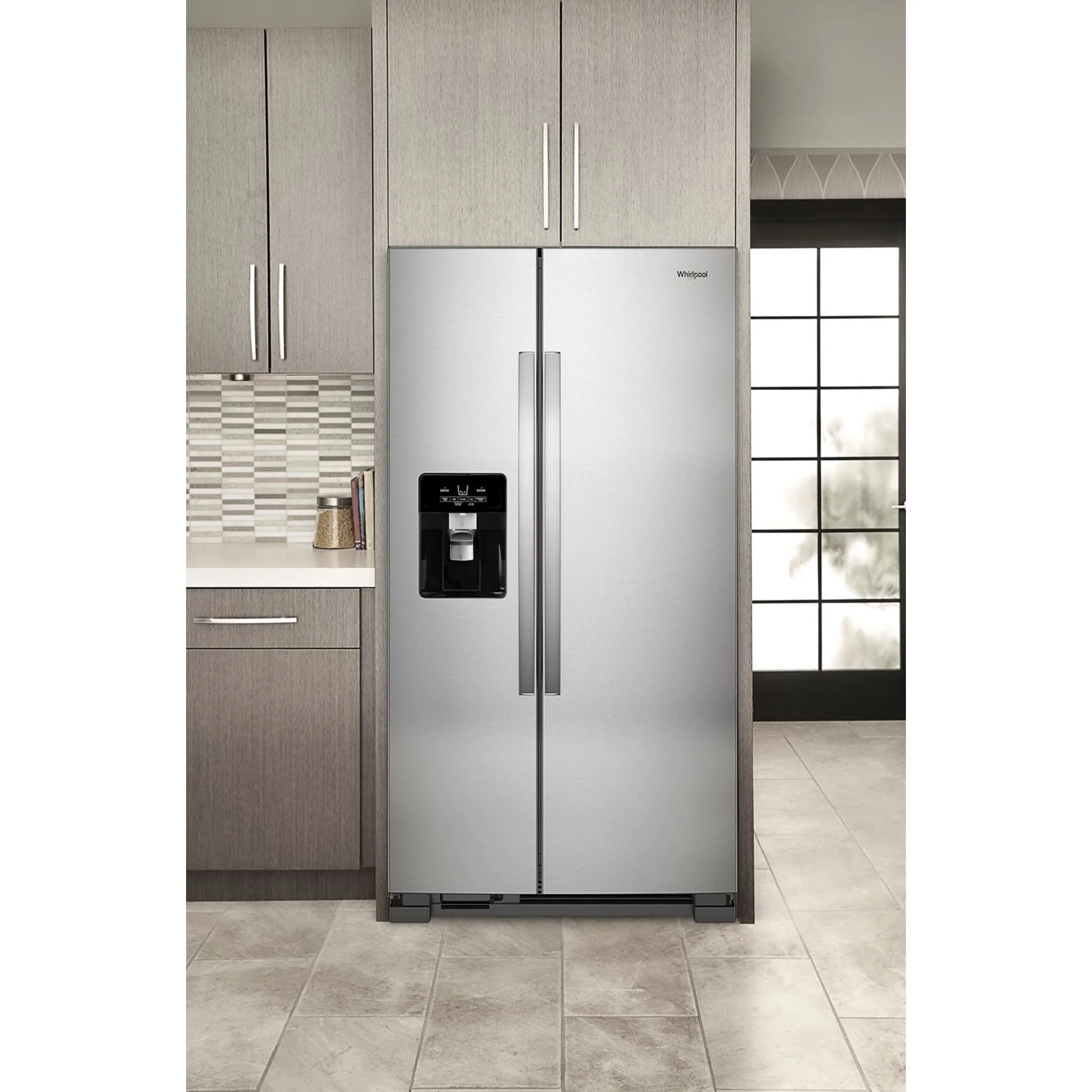 Whirlpool 33-inch Wide Side-by-Side Refrigerator - 21 cu. ft. -Fingerprint Resistant (WRS321SDHZ) - Image 24