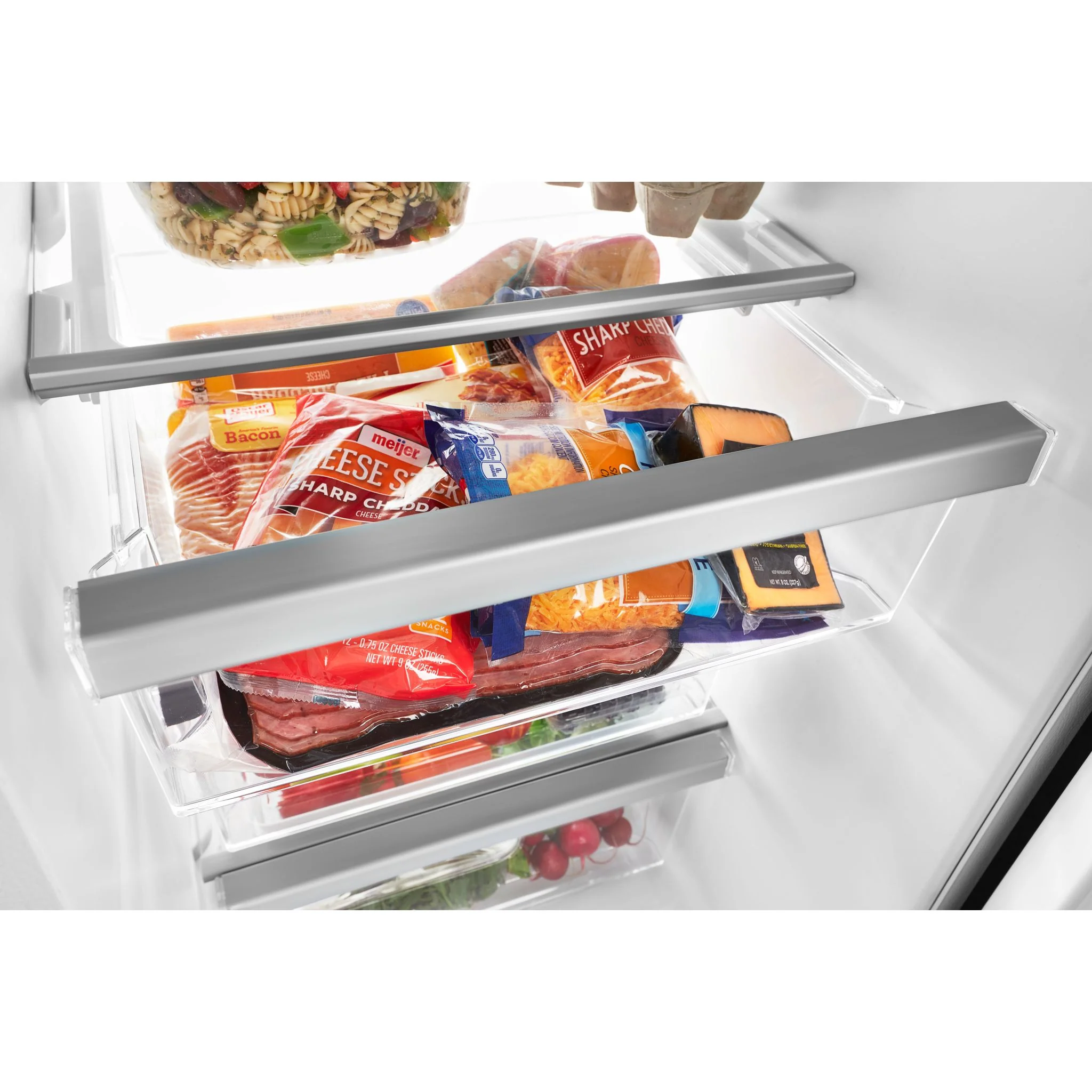 Whirlpool 33-inch Wide Side-by-Side Refrigerator - 21 cu. ft. -Fingerprint Resistant (WRS321SDHZ) - Image 5