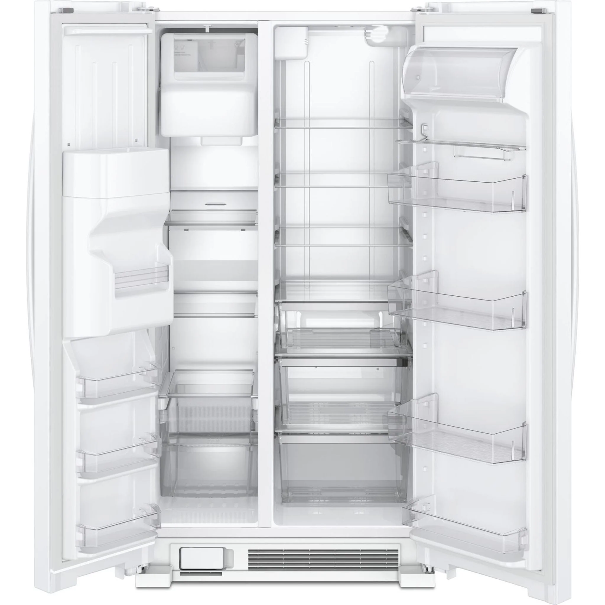 Whirlpool 36-inch Wide Side-by-Side Refrigerator - 25 cu. ft. -White (WRS325SDHW) - Image 9