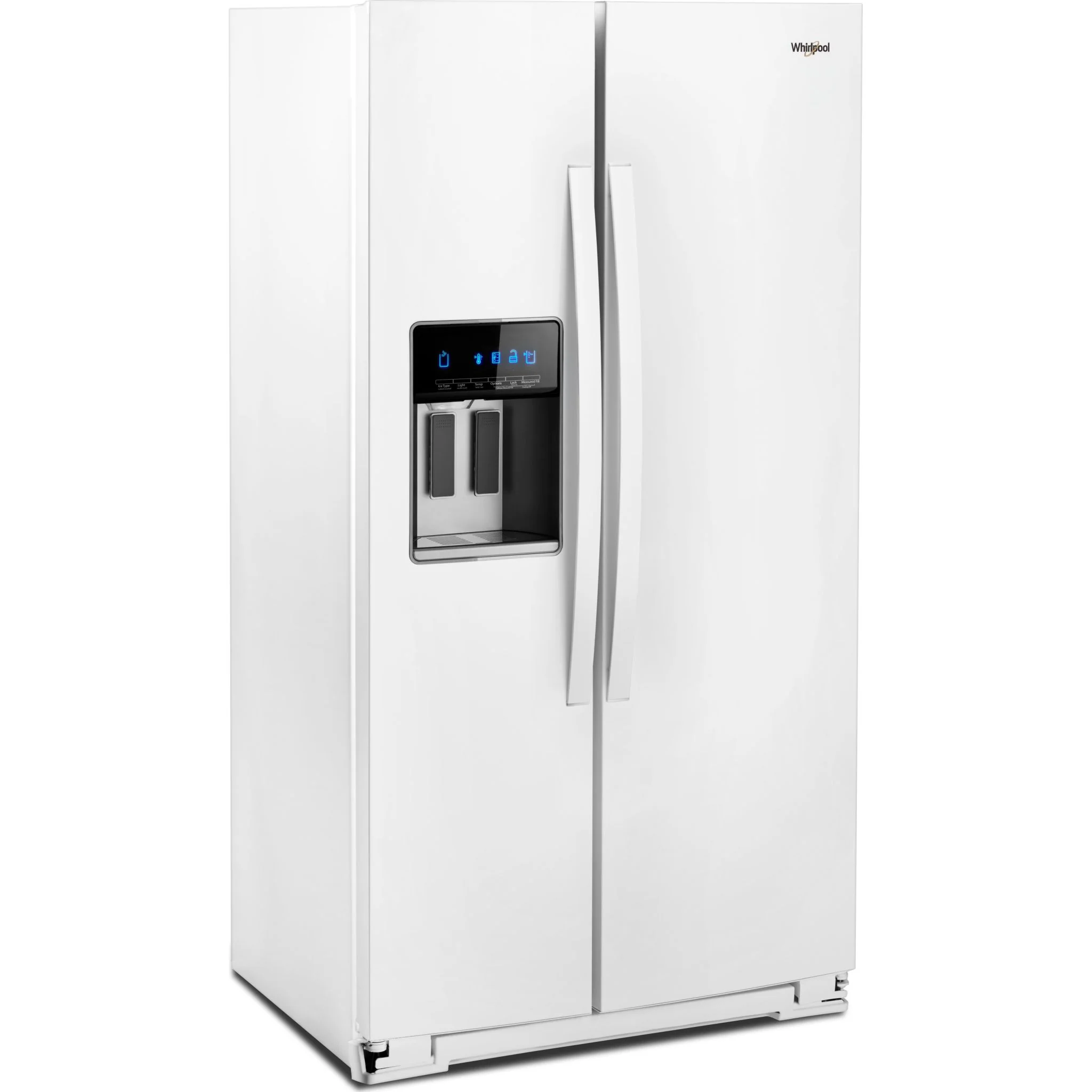 Whirlpool 36" Wide Counter Depth Side-by-Side Refrigerator - 21 cu. ft. - White (WRS571CIHW) - Image 2