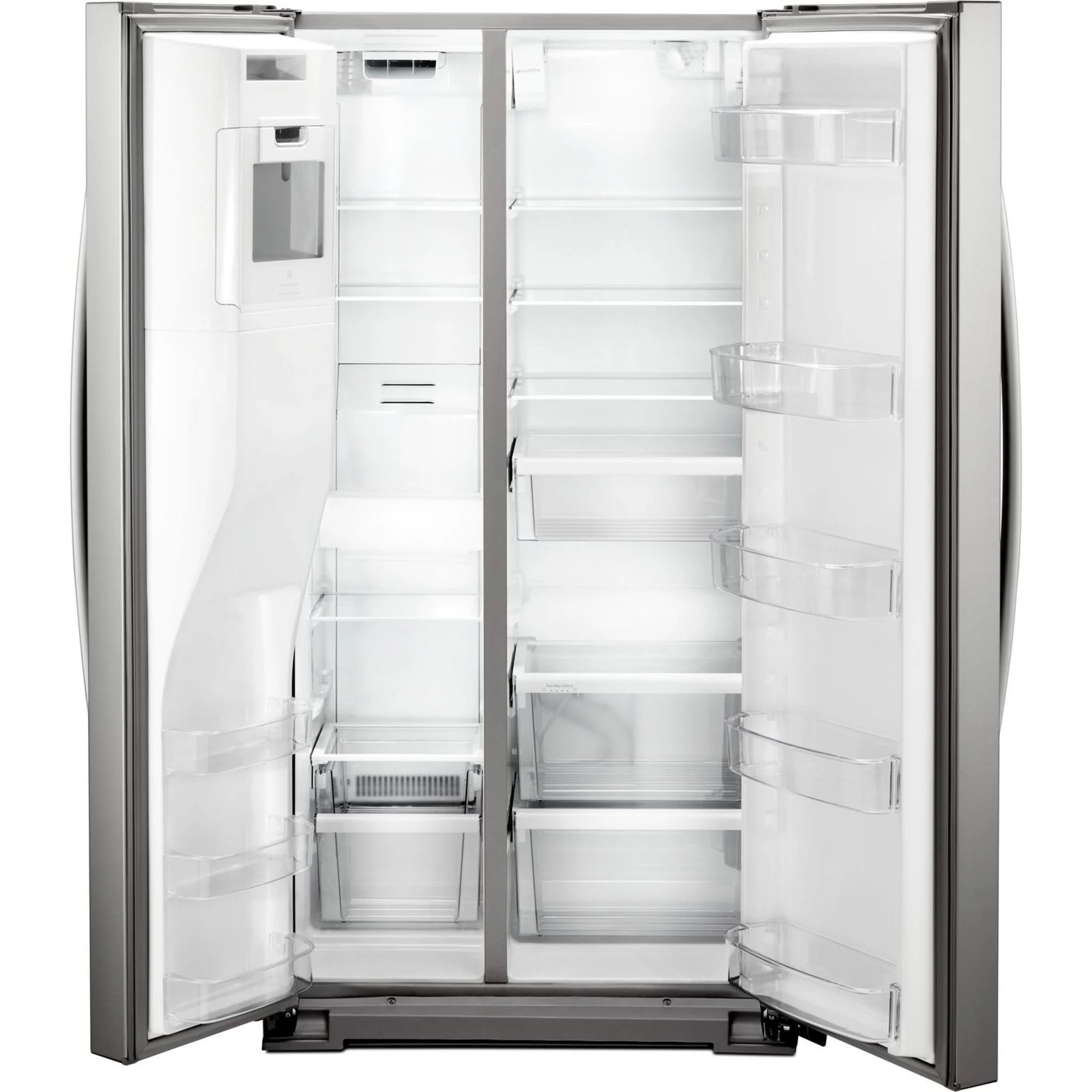 Whirlpool 36" Wide Counter Depth Side-by-Side Refrigerator - 21 cu. ft. - Fingerprint Resistant Stainless Steel (WRS571CIHZ) - Image 12