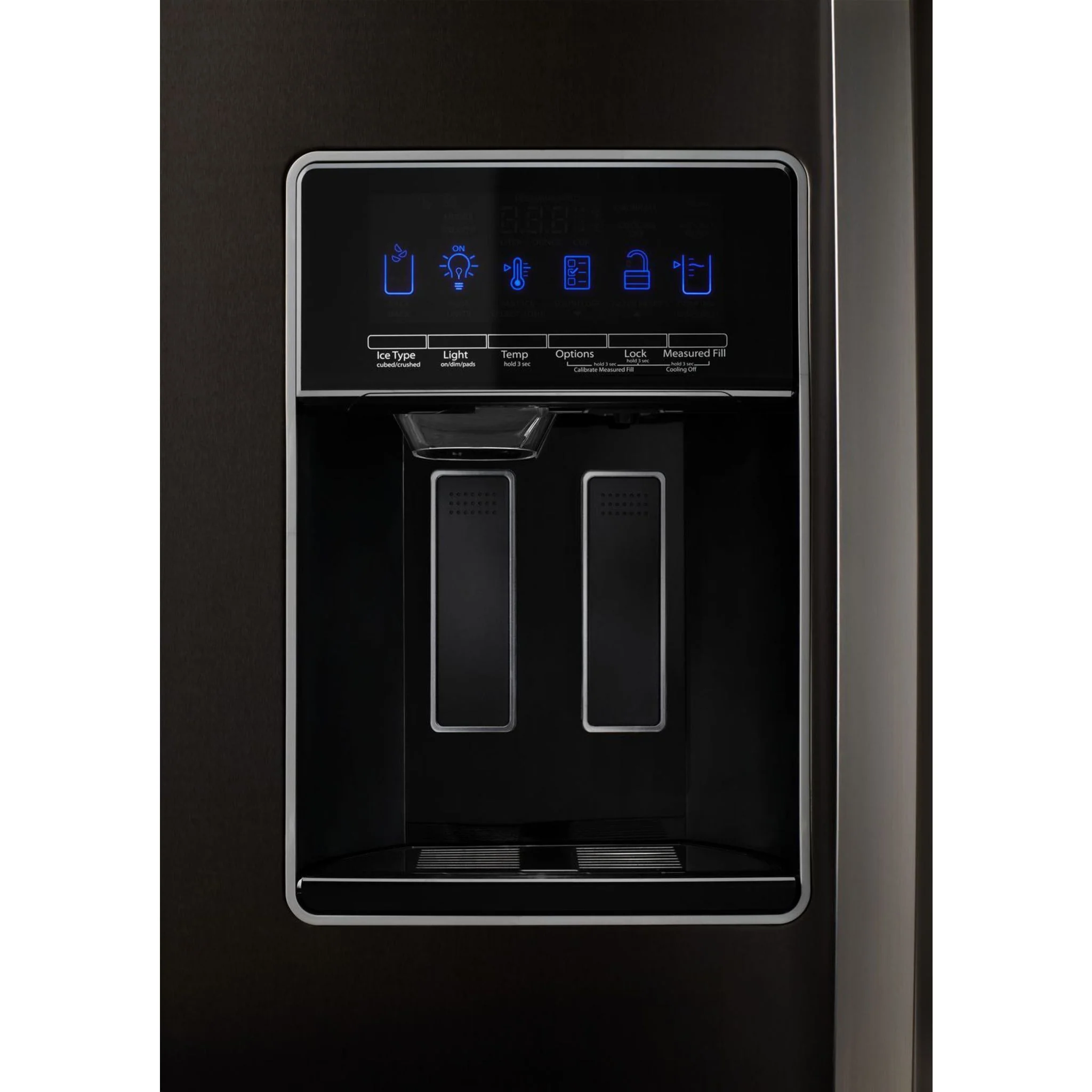 Whirlpool 36" Wide Side-by-Side Refrigerator - 28 cu. ft. - Black Stainless (WRS588FIHV) - Image 24