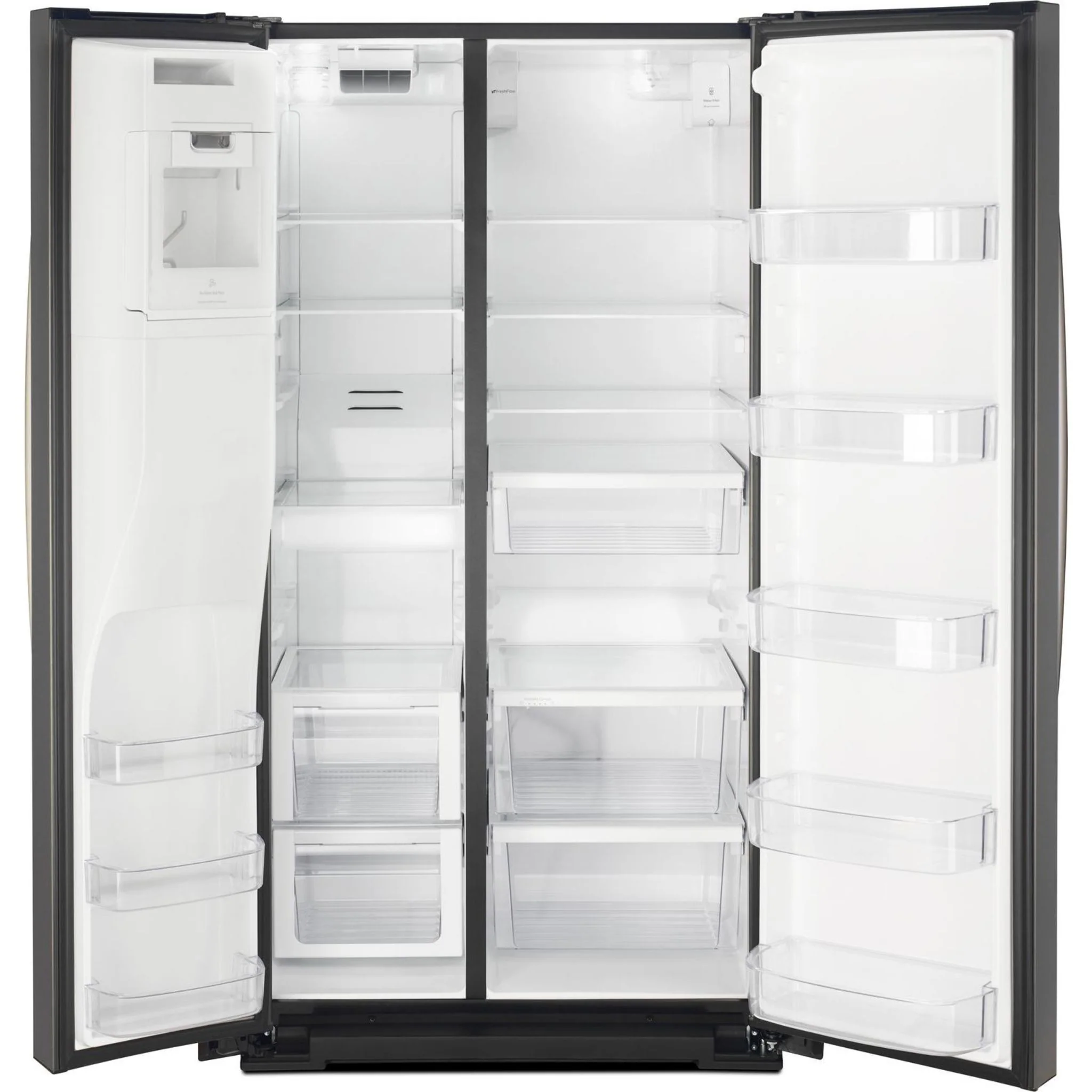 Whirlpool 36" Wide Side-by-Side Refrigerator - 28 cu. ft. - Black Stainless (WRS588FIHV) - Image 34