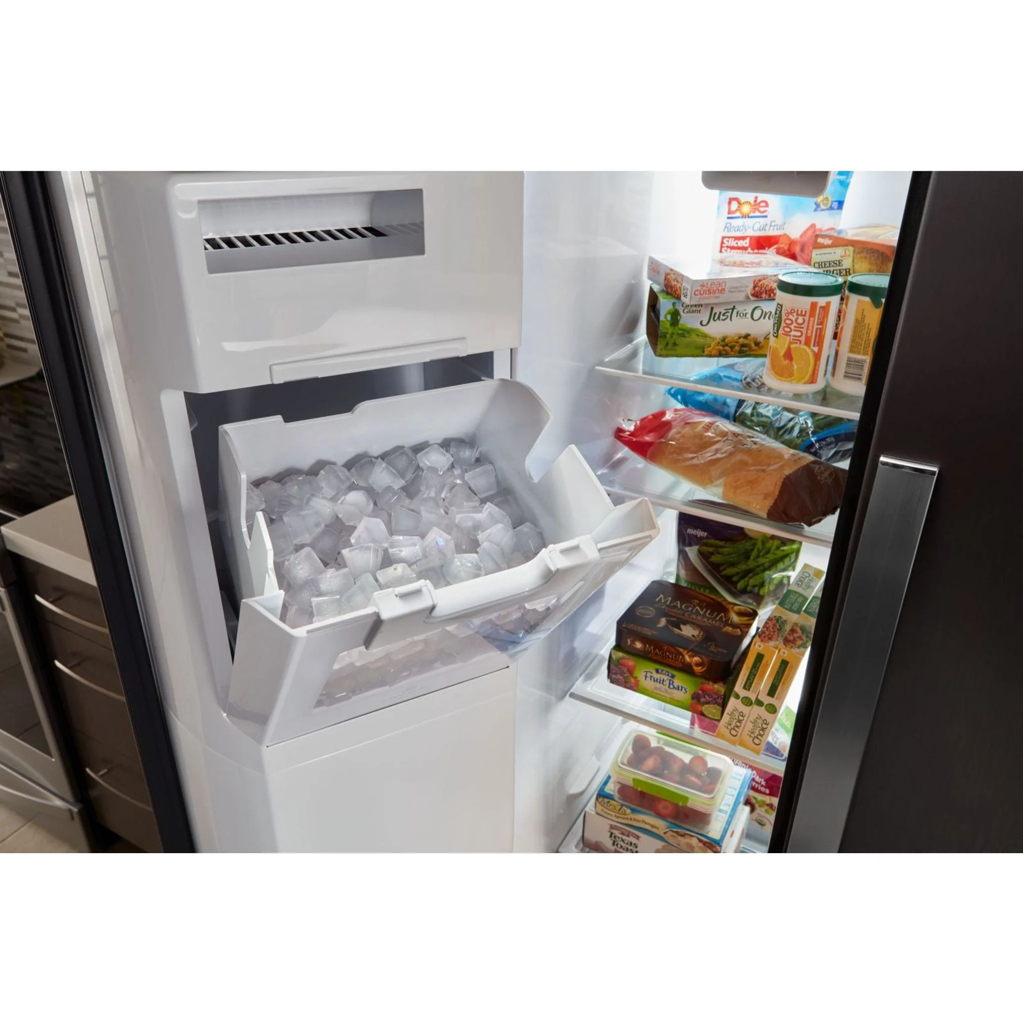 Whirlpool 36" Wide Side-by-Side Refrigerator - 28 cu. ft. - White (WRS588FIHW) - Image 15