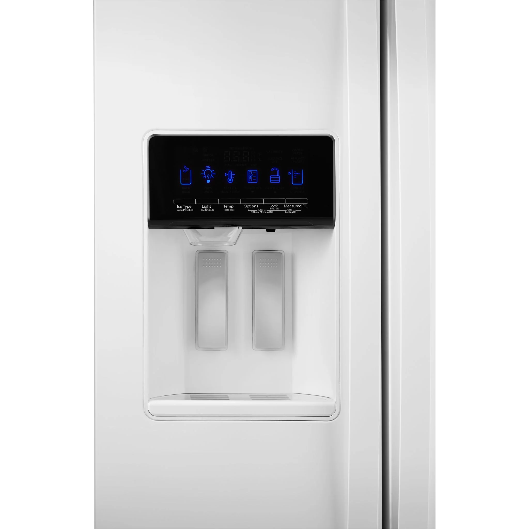 Whirlpool 36" Wide Side-by-Side Refrigerator - 28 cu. ft. - White (WRS588FIHW) - Image 2