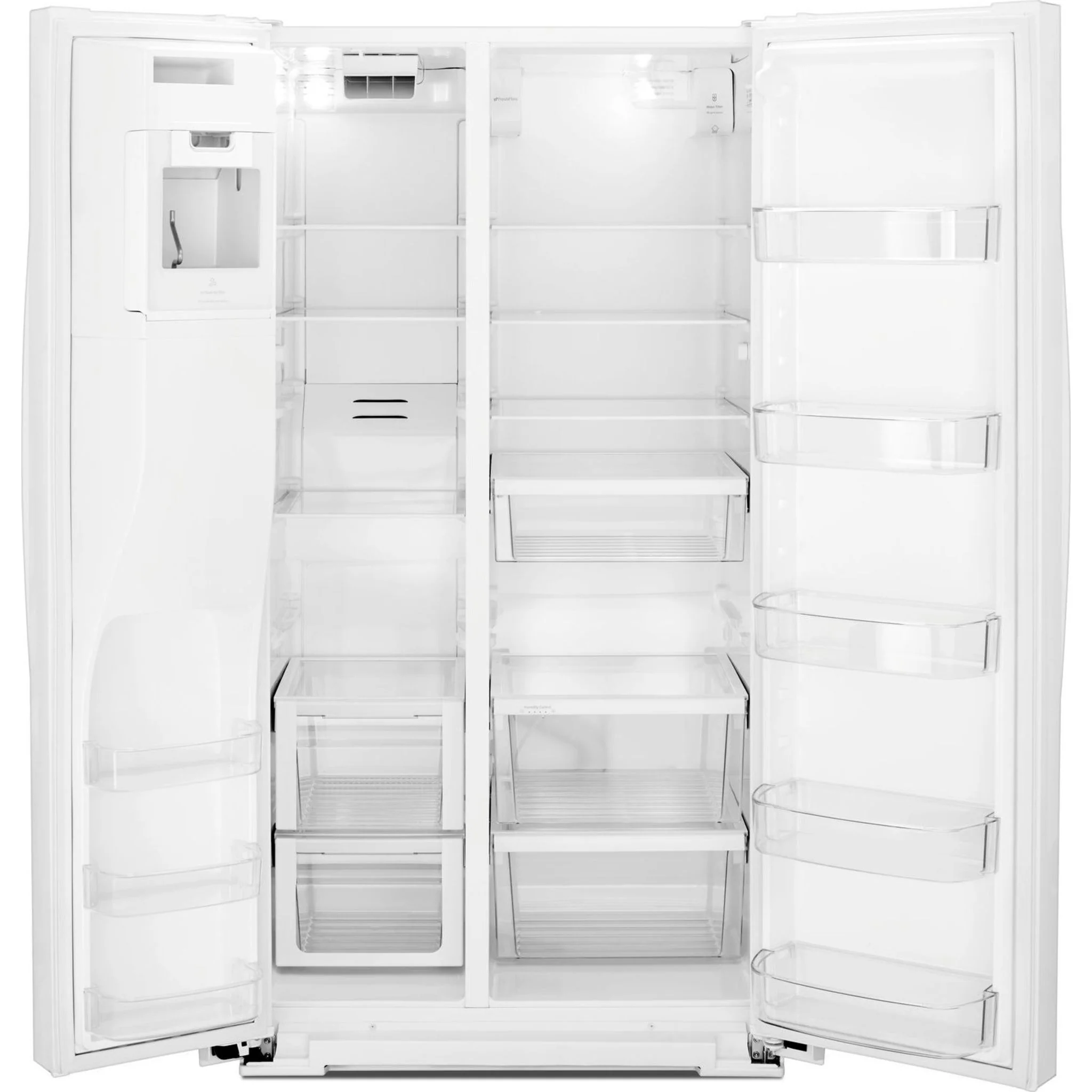 Whirlpool 36" Wide Side-by-Side Refrigerator - 28 cu. ft. - White (WRS588FIHW) - Image 31