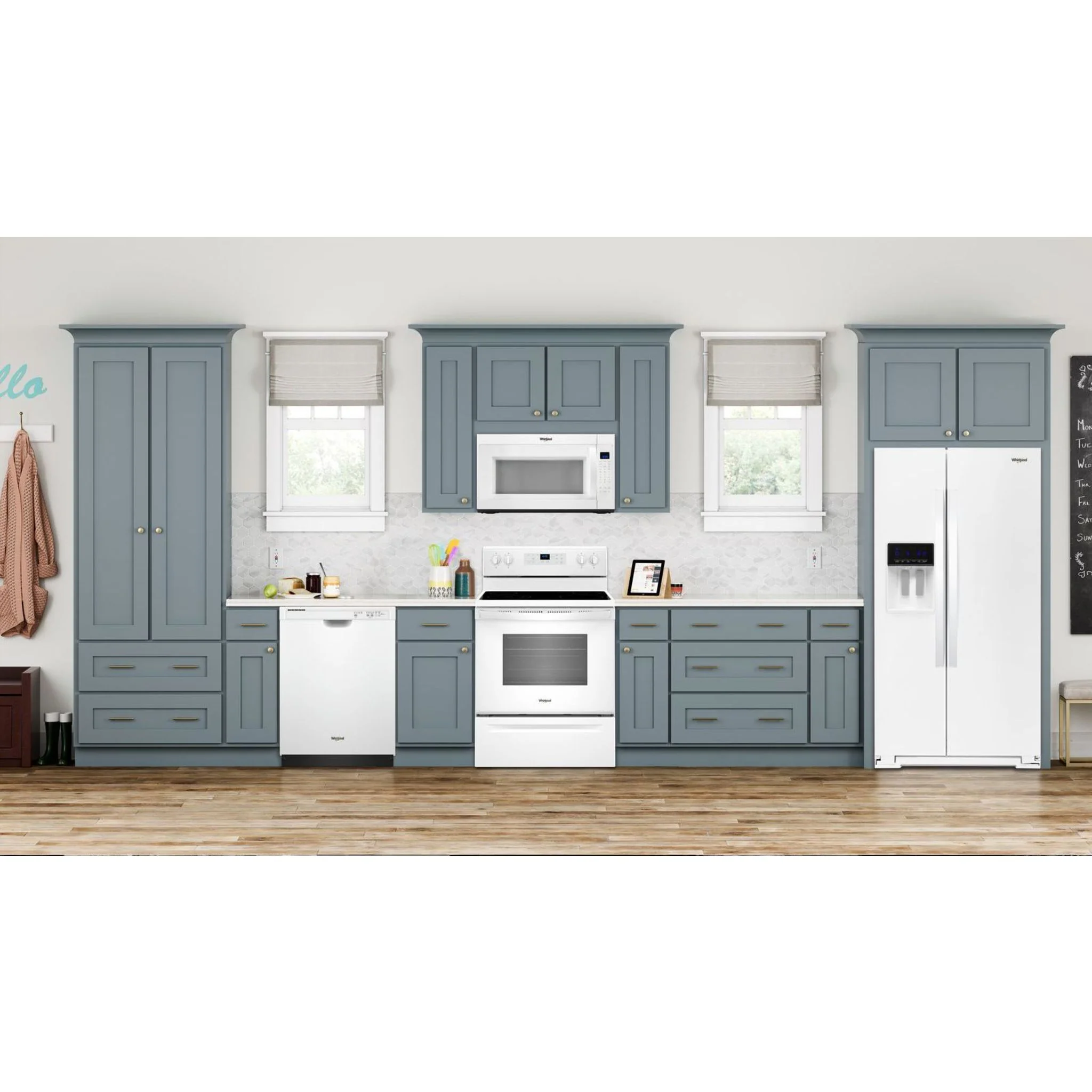 Whirlpool 36" Wide Side-by-Side Refrigerator - 28 cu. ft. - White (WRS588FIHW) - Image 9