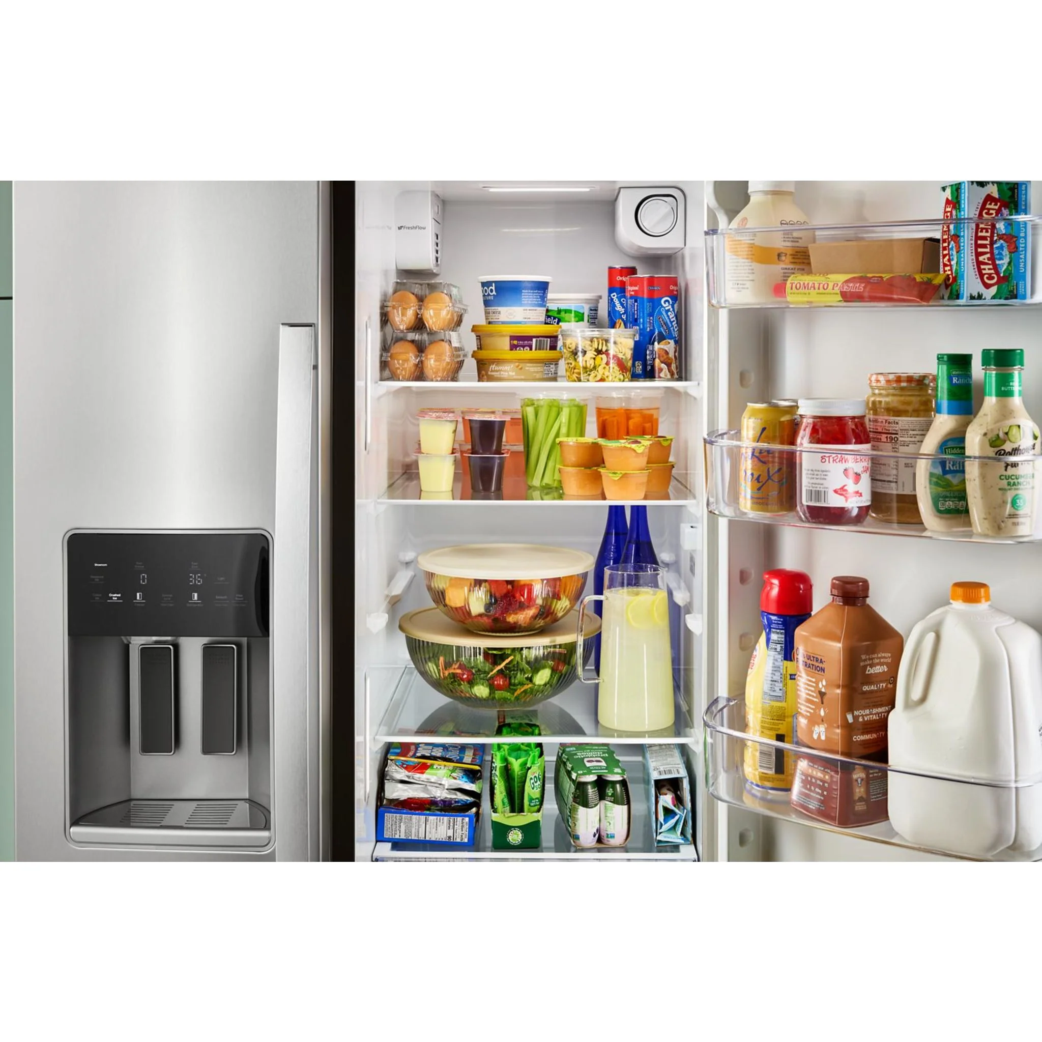 Whirlpool 36-inch Counter Depth Side-by-Side Refrigerator with TruCoolSystem -Fingerprint Resistant Stainless Steel (WRSC5536RZ) - Image 28