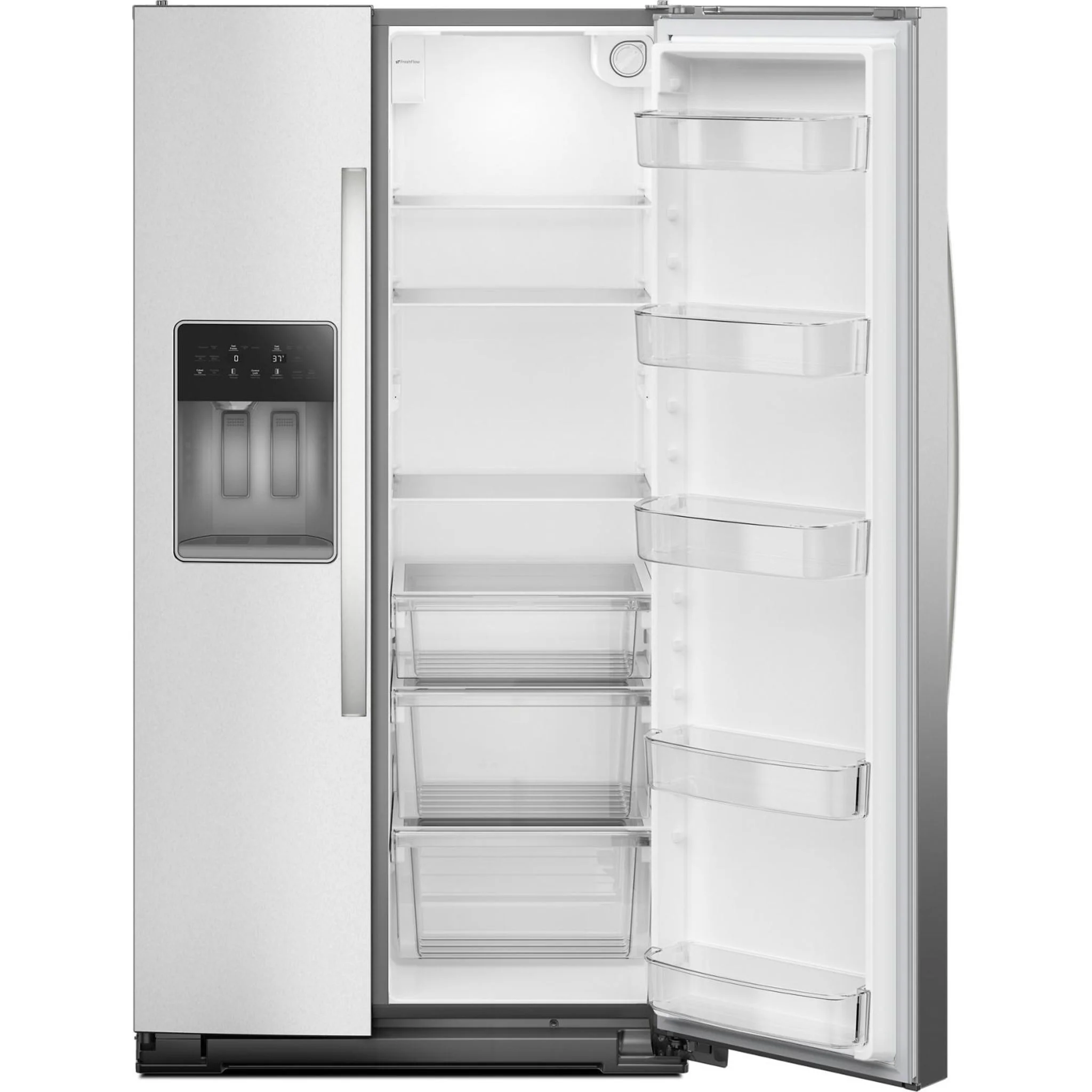 Whirlpool 36-inch Counter Depth Side-by-Side Refrigerator with TruCoolSystem -Fingerprint Resistant Stainless Steel (WRSC5536RZ) - Image 29