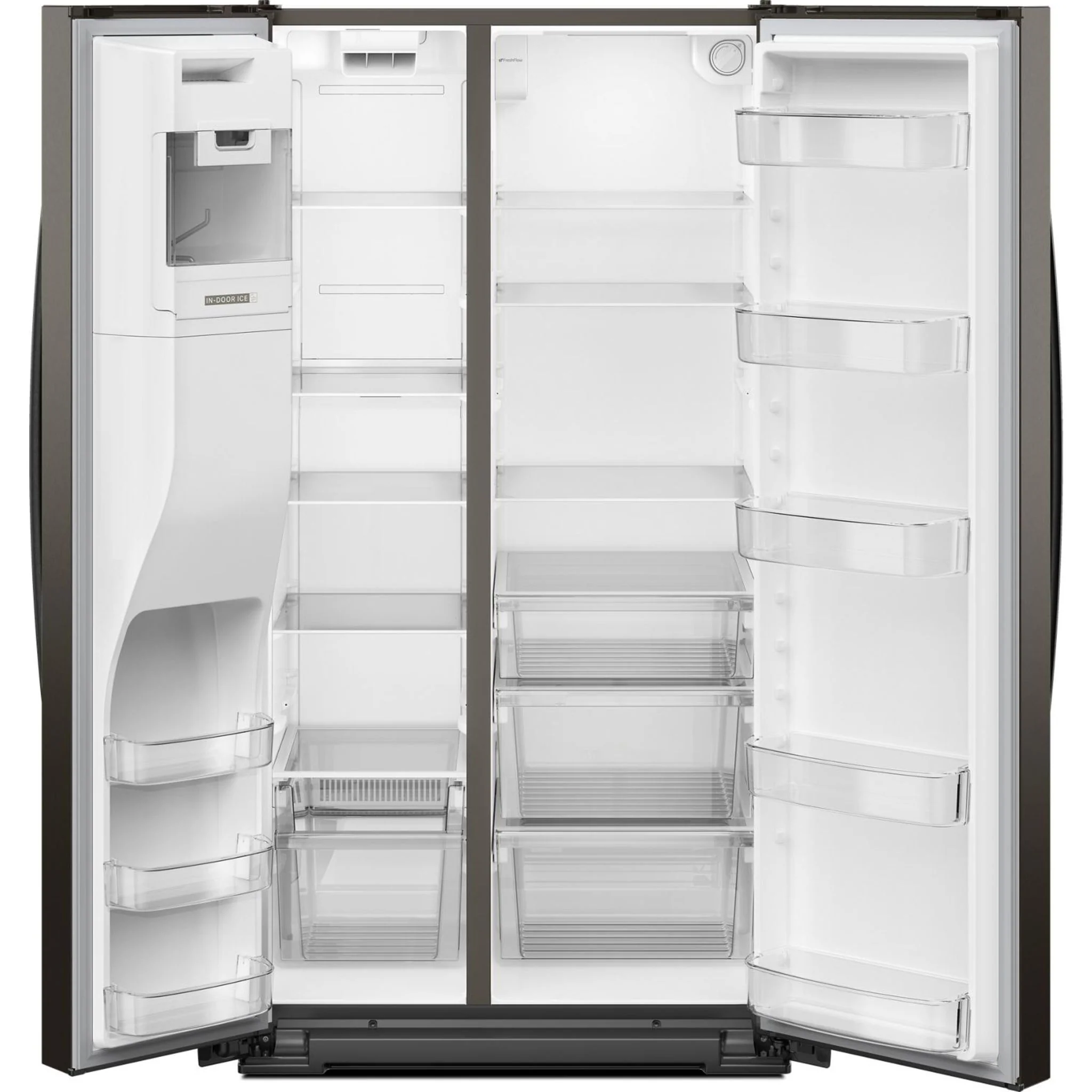 Whirlpool 36-inch Full Depth Side-by-Side Refrigerator with TruCoolSystem -Black Stainless Finish (WRSF5536RV) - Image 15