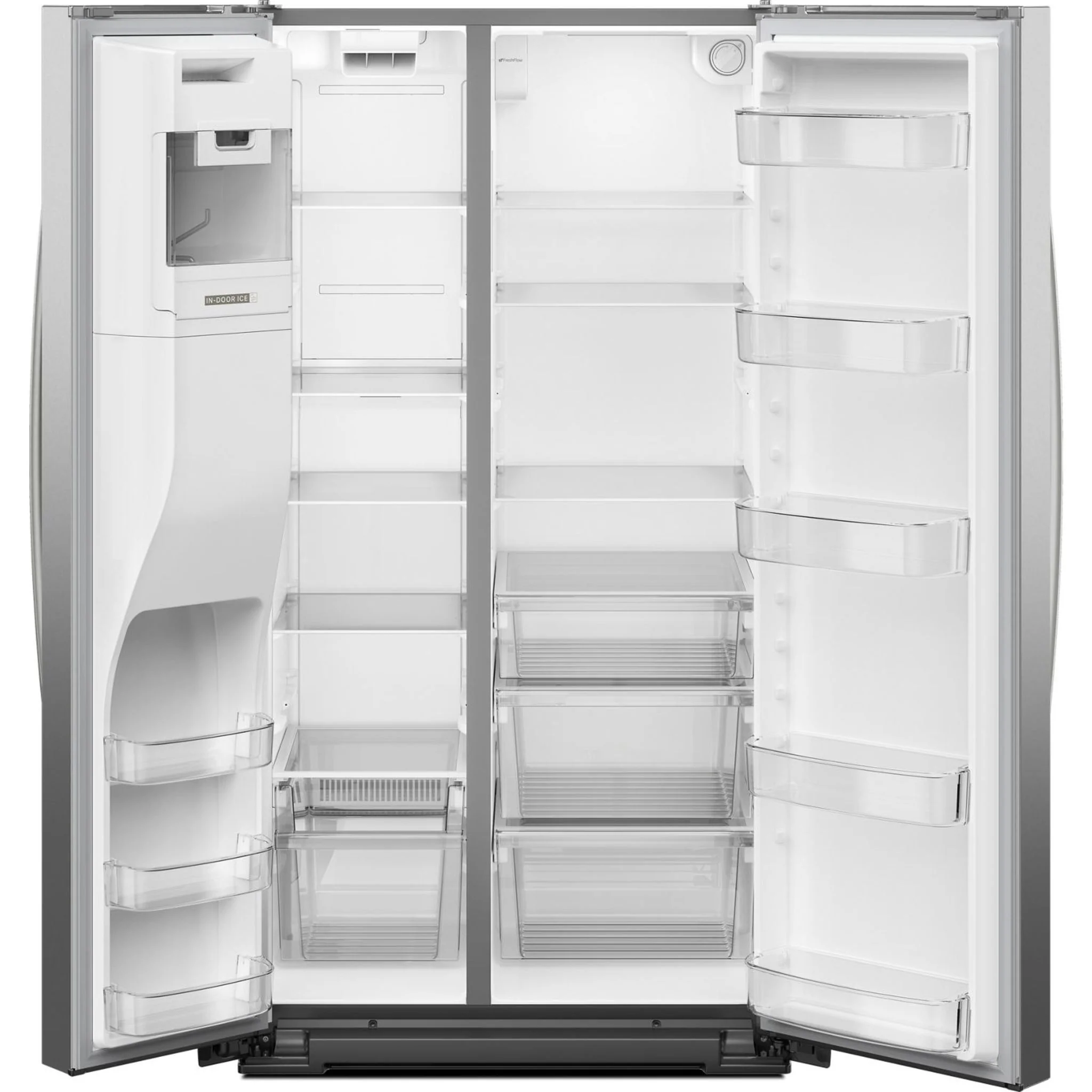 Whirlpool 36-inch Full Depth Side-by-Side Refrigerator with TruCoolSystem -Fingerprint Resistant Stainless Steel (WRSF5536RZ) - Image 11