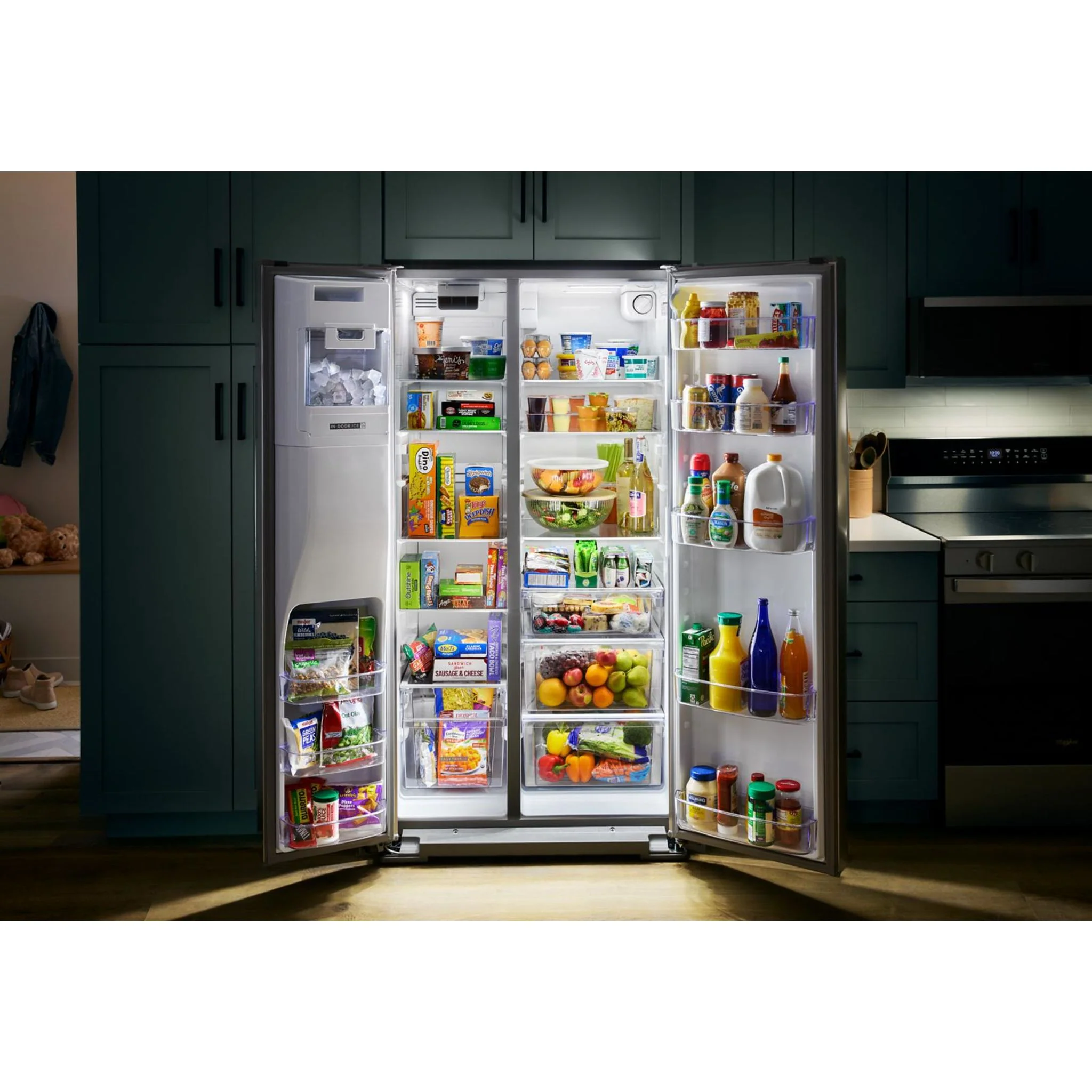 Whirlpool 36-inch Full Depth Side-by-Side Refrigerator with TruCoolSystem -Fingerprint Resistant Stainless Steel (WRSF5536RZ) - Image 24