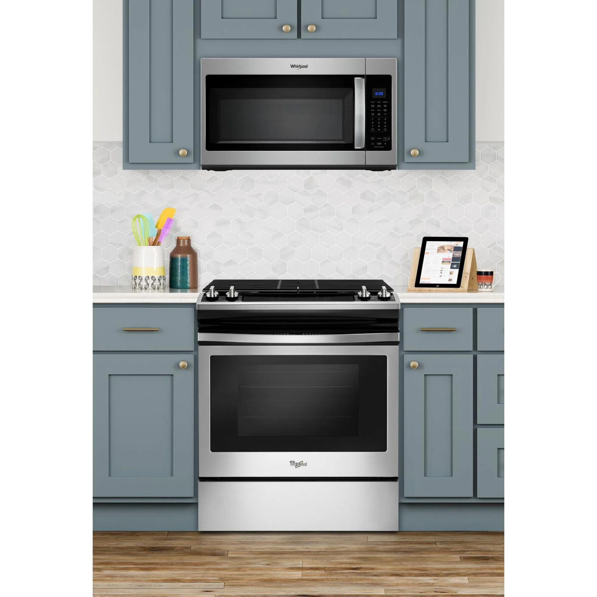 Whirlpool 5.0 cu. ft. Front Control Gas Range with cast-iron grates (WEG515S0FS) - Image 18