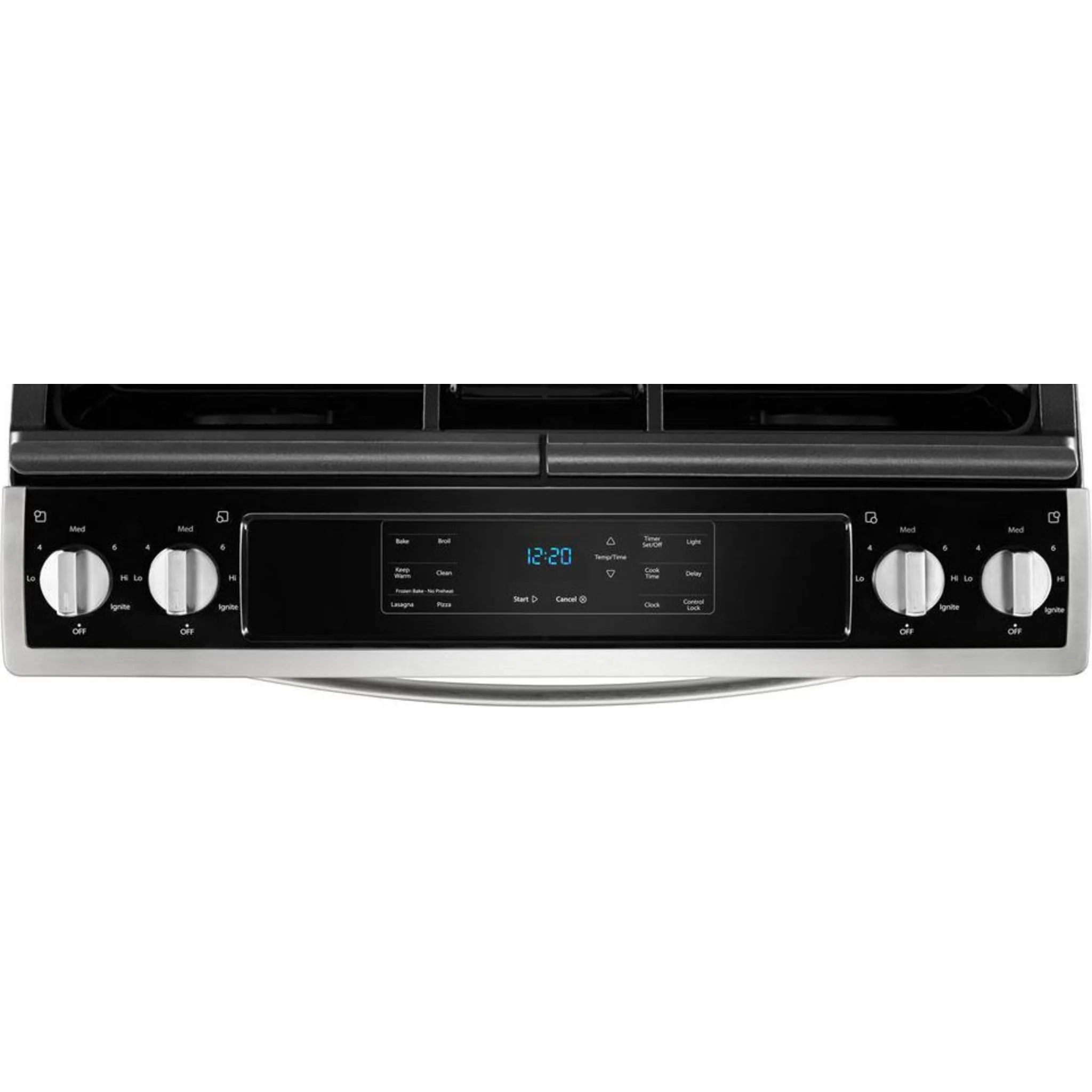 Whirlpool 5.0 cu. ft. Front Control Gas Range with cast-iron grates (WEG515S0FS) - Image 4