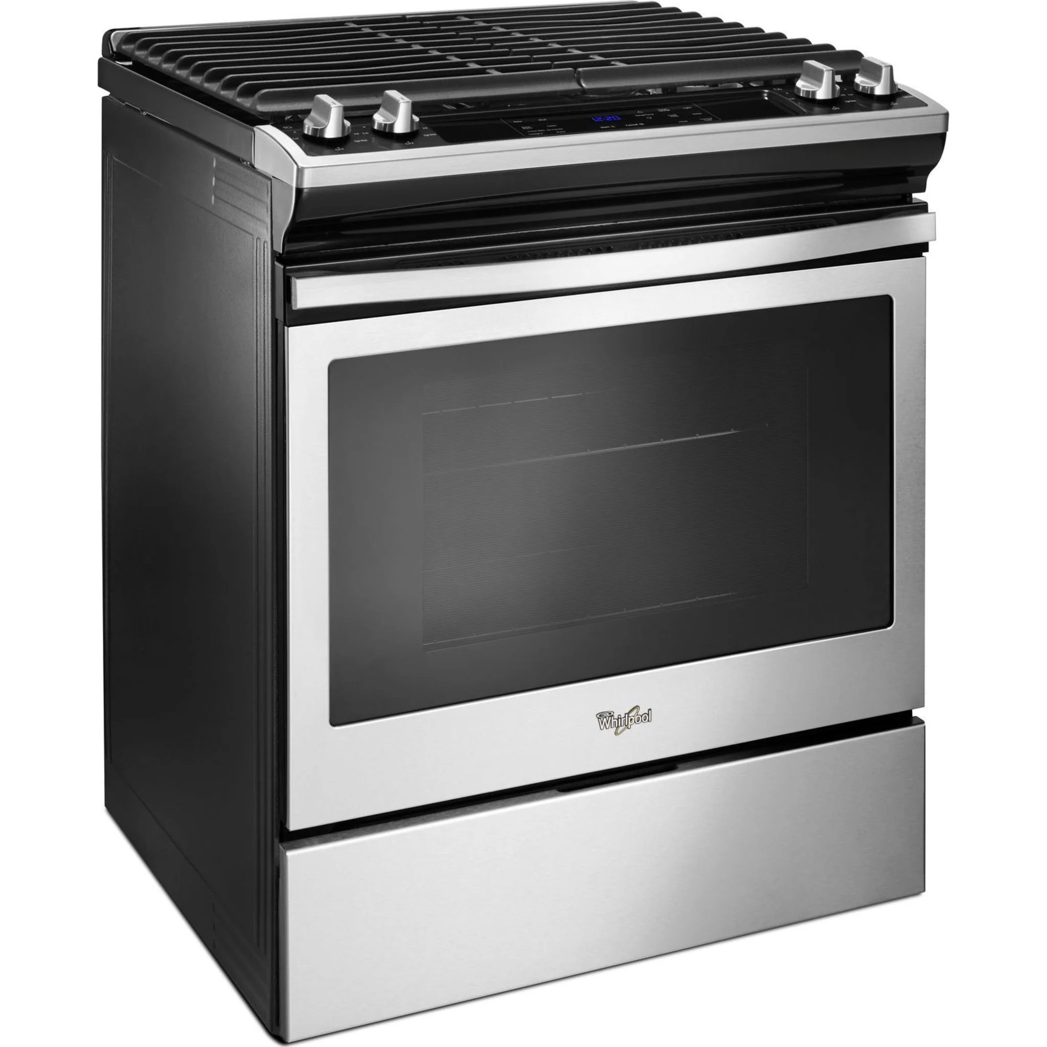 Whirlpool 5.0 cu. ft. Front Control Gas Range with cast-iron grates (WEG515S0FS) - Image 7