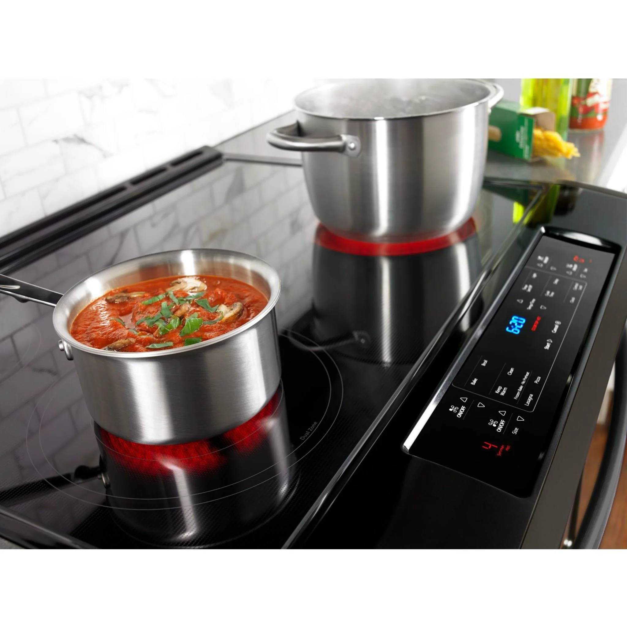 Whirlpool 4.8 cu. ft. guided Electric Front Control Range with the easy-wipe ceramic glass cooktop (YWEE510S0FV) - Image 6