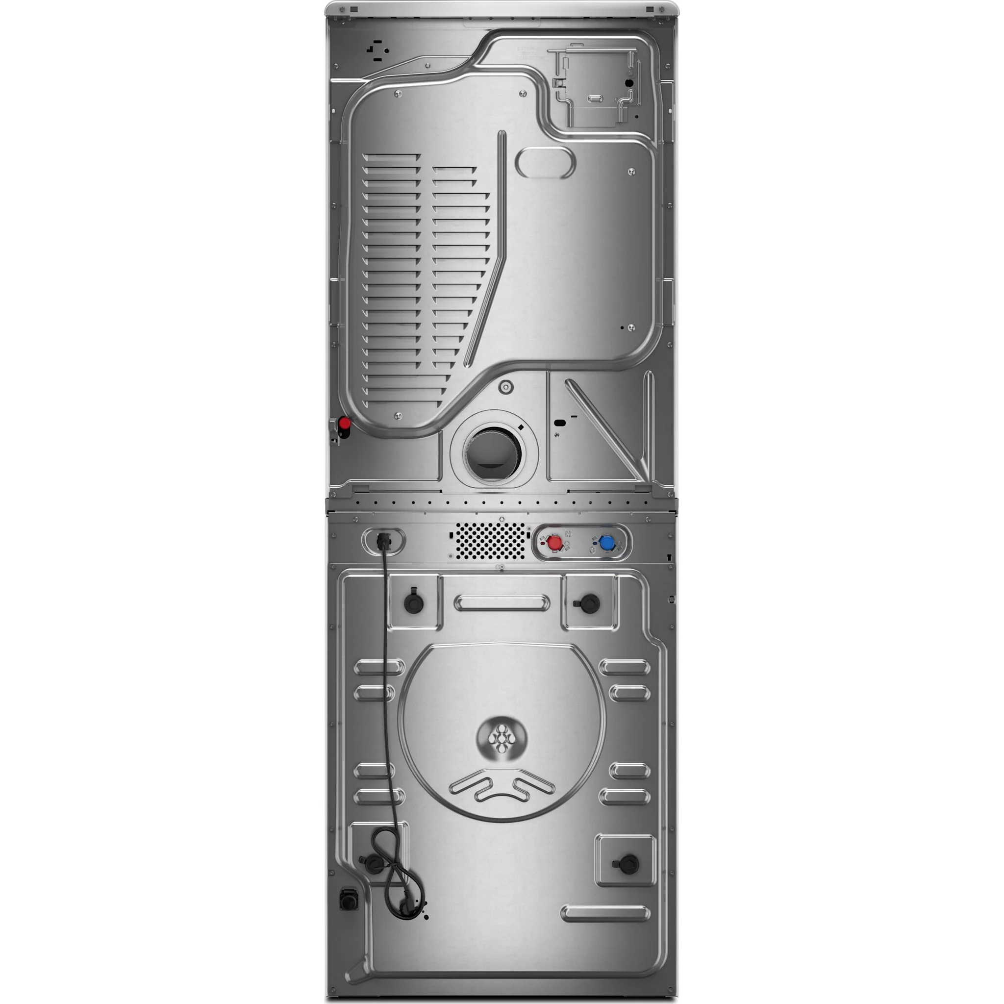 Whirlpool Smart ENERGY STAR® Front Load Laundry Tower with FreshFlowTM Vent System and UV Clean Technology 5.2 cu. ft. I.E.C. Washer & 7.4 cu. ft. Gas Dryer - White (WGF5727TW) - Image 5