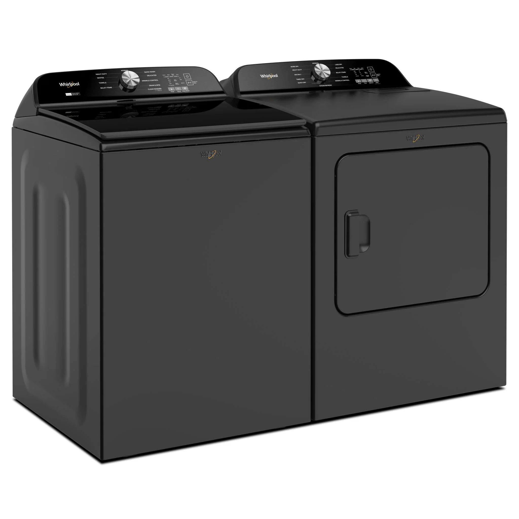 Whirlpool Top Load Pair (WTW6157PB-YWED6150PB ) - Image 2