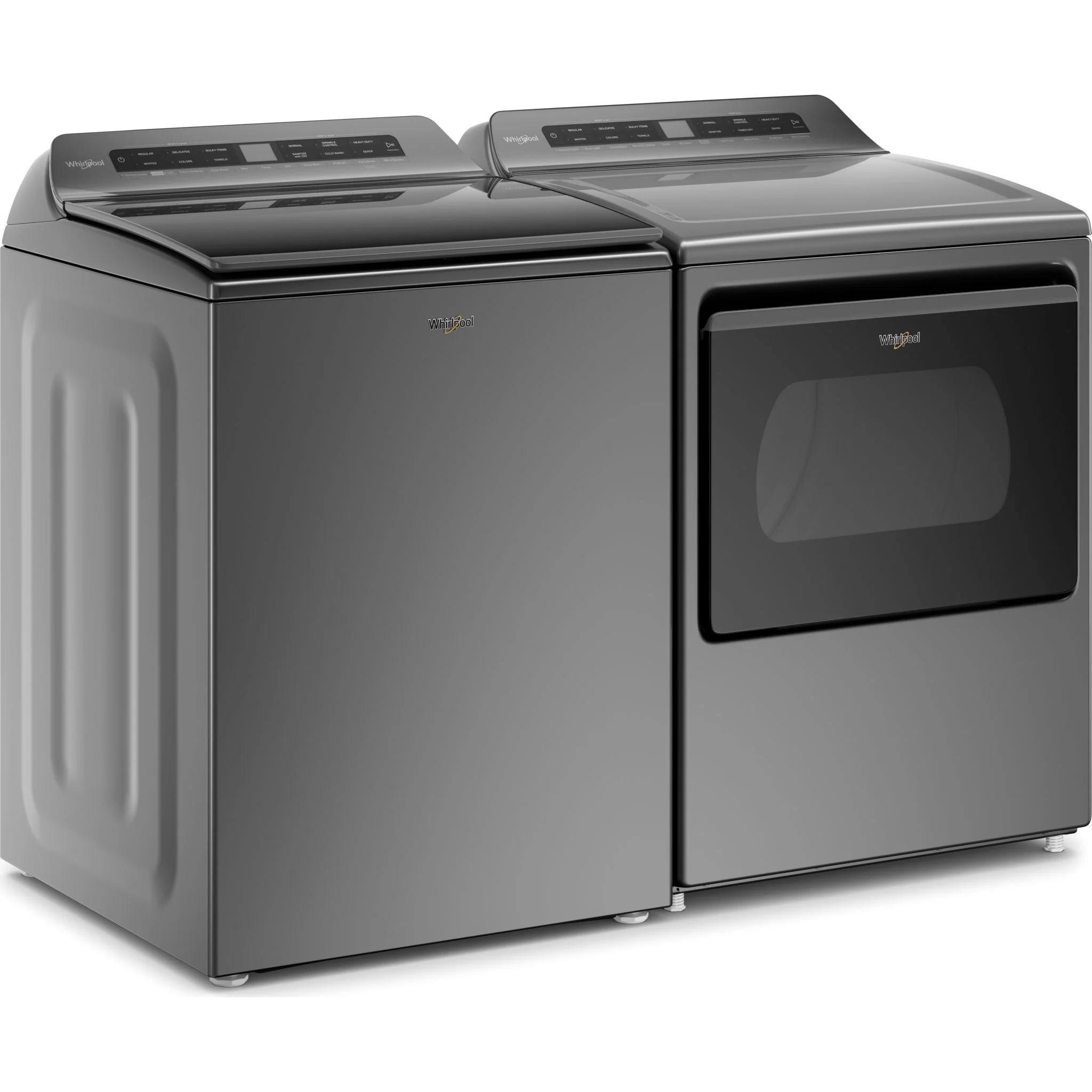 Whirlpool Top Load Pair (WHL1477388K) - Chrome Shadow - Image 2