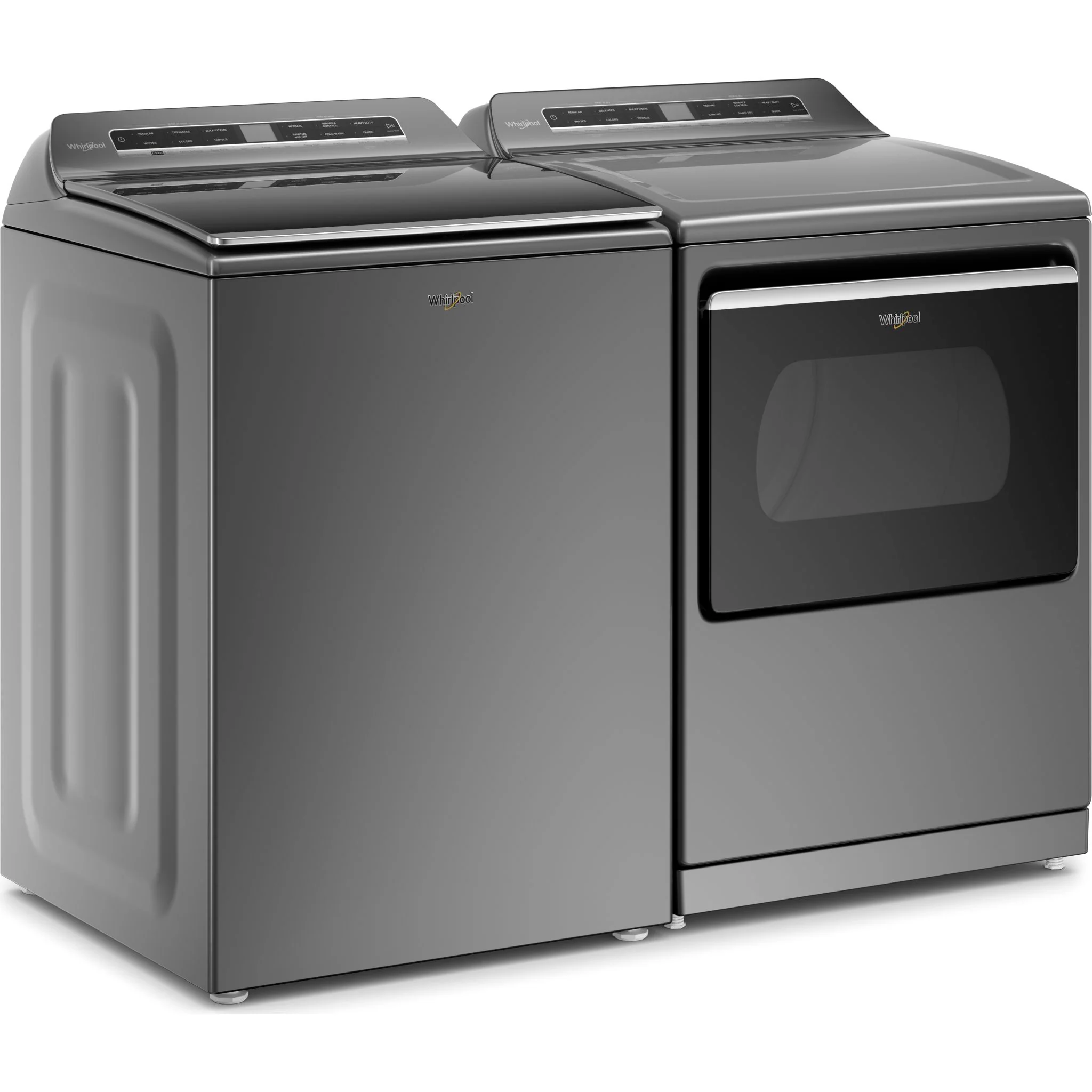 Whirlpool Top Load Pair (WHL1477669K) - Chrome Shadow - Image 2