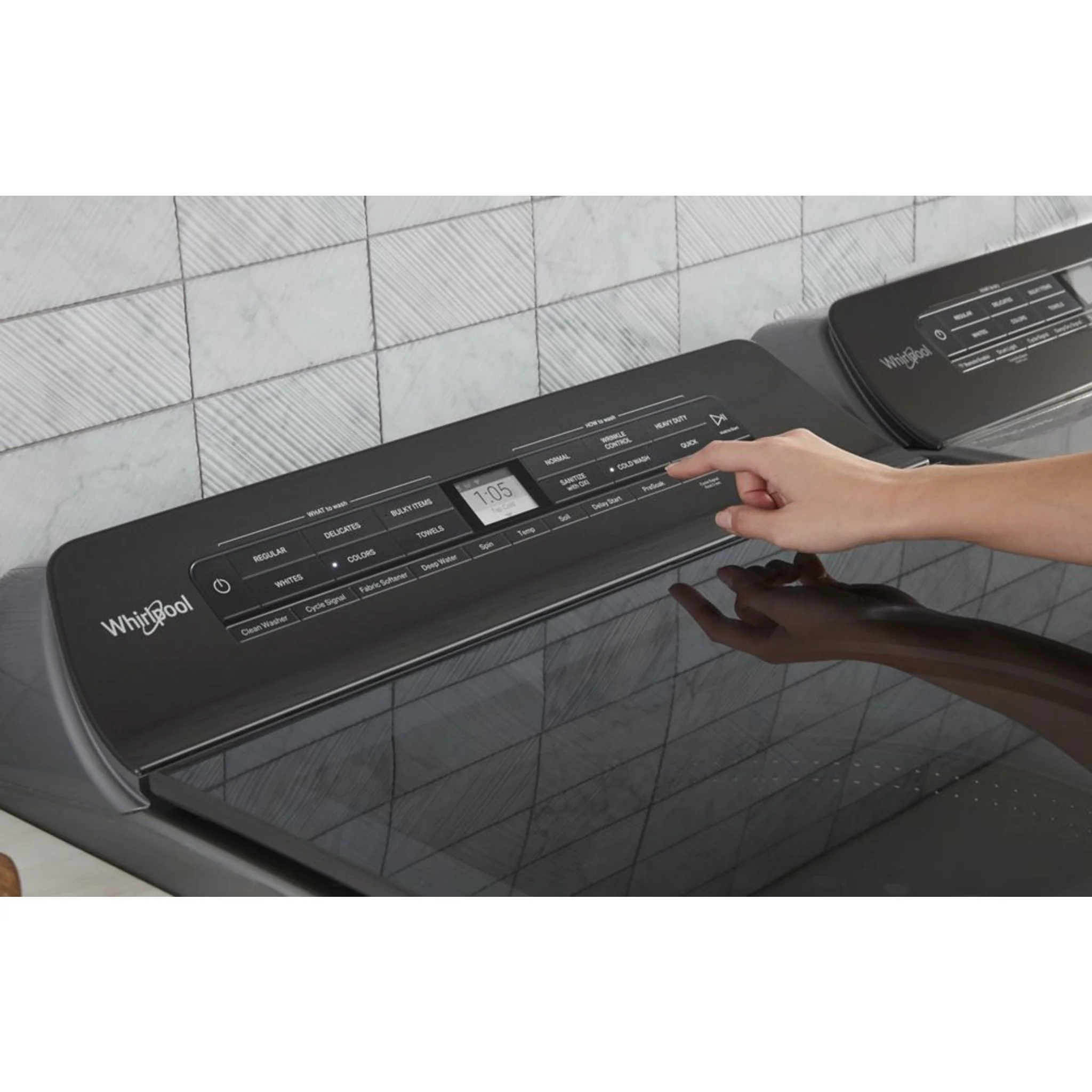Whirlpool 5.4 cu. ft. I.E.C. Top Load Washer with Pretreat Station (WTW5105HW) - Image 52