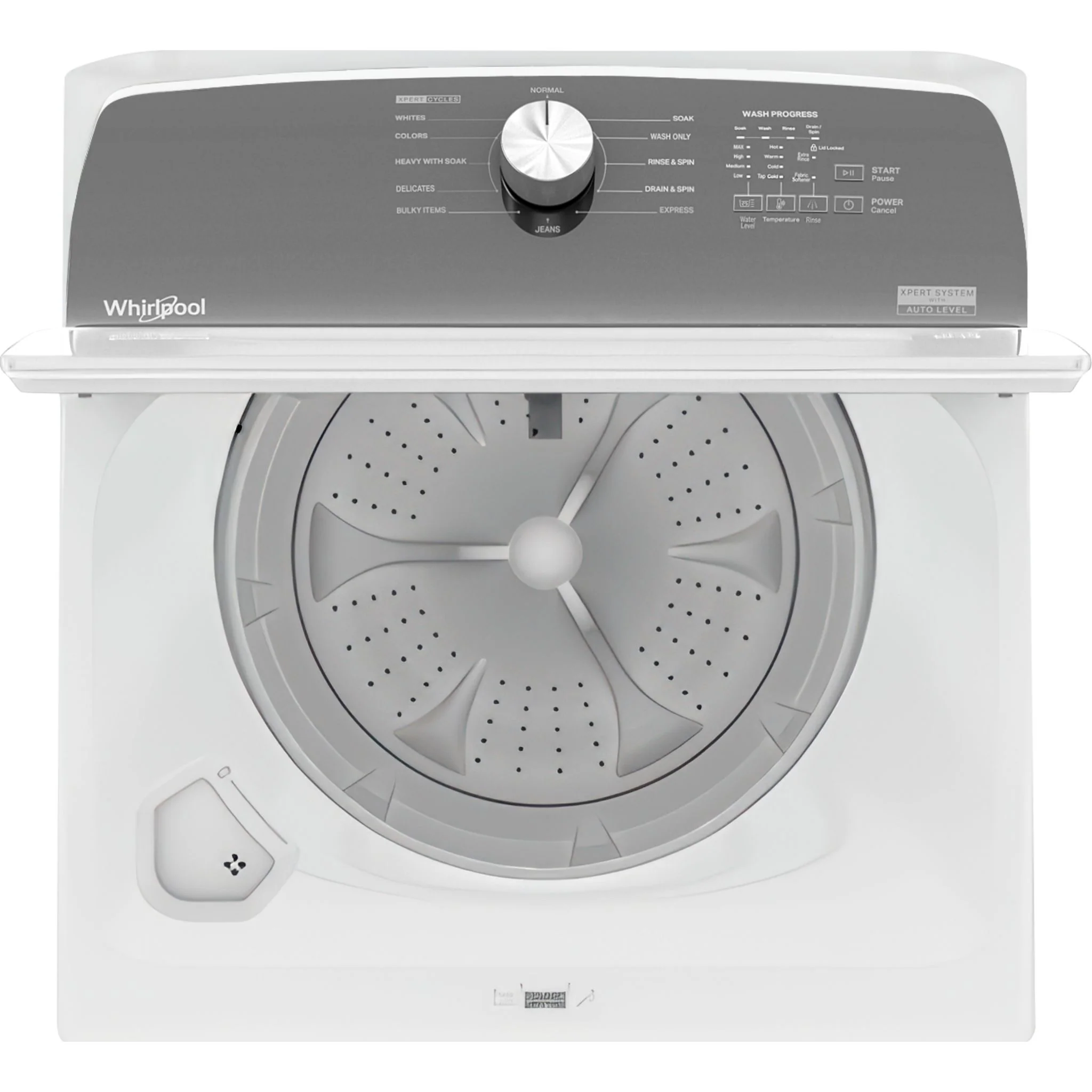 Whirlpool 4.5 Cu. Ft. IEC Top Load Impeller Washer -White (WTW4000SW) - Image 7