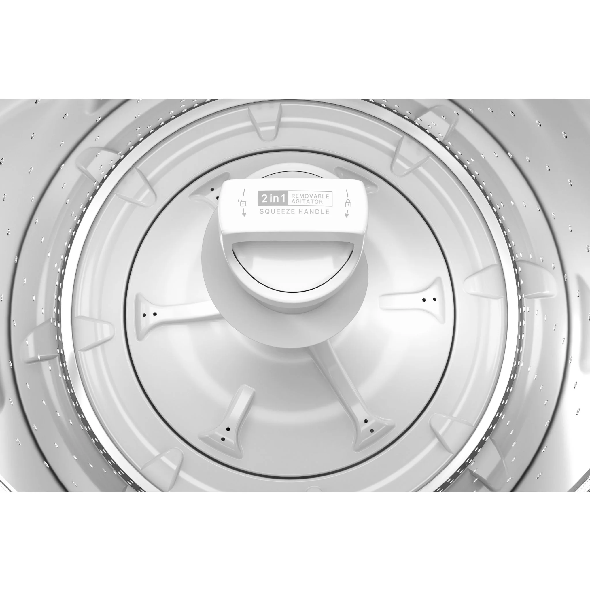 Whirlpool 4.5 cu.ft.  Top Load Washer with Removable Agitator - White (WTW4957PW) - Image 7