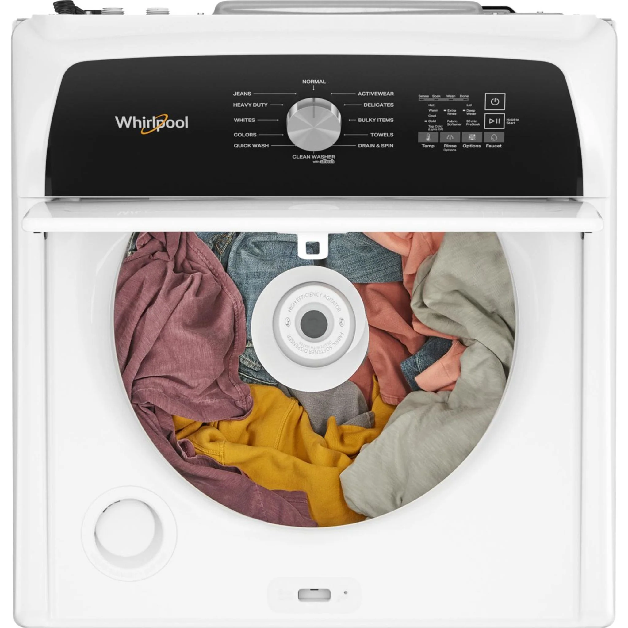 Whirlpool 5.2 cu. ft. Top Load Agitator Washer with Built-In Faucet - White (WTW5015LW) - Image 10
